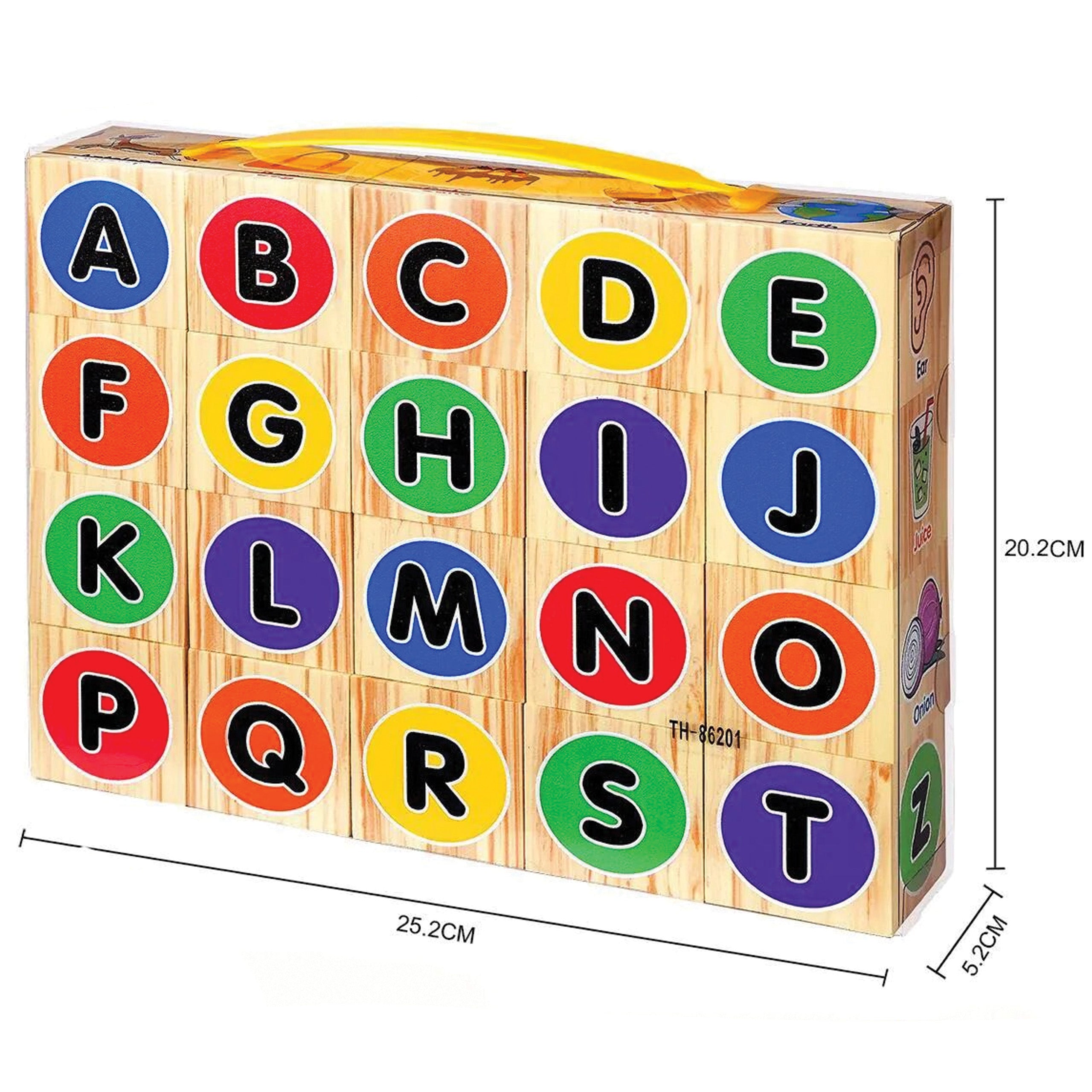 Harivad vahust klotsid tähtede õppimiseks lastele, kingitus, 20 tk