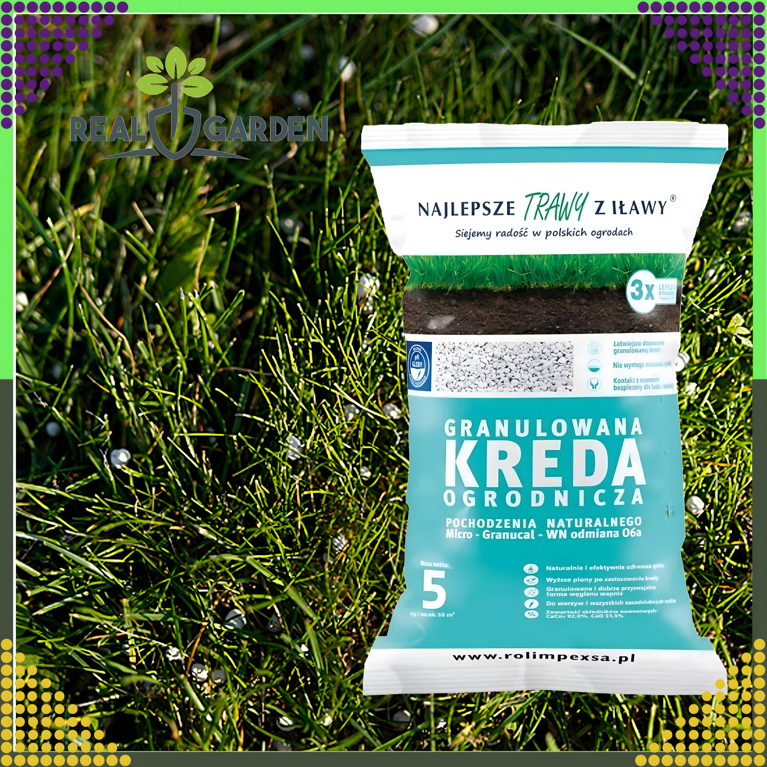 Premium granuleeritud aiamarmor mulla happesuse vähendamiseks 10kg taimedele