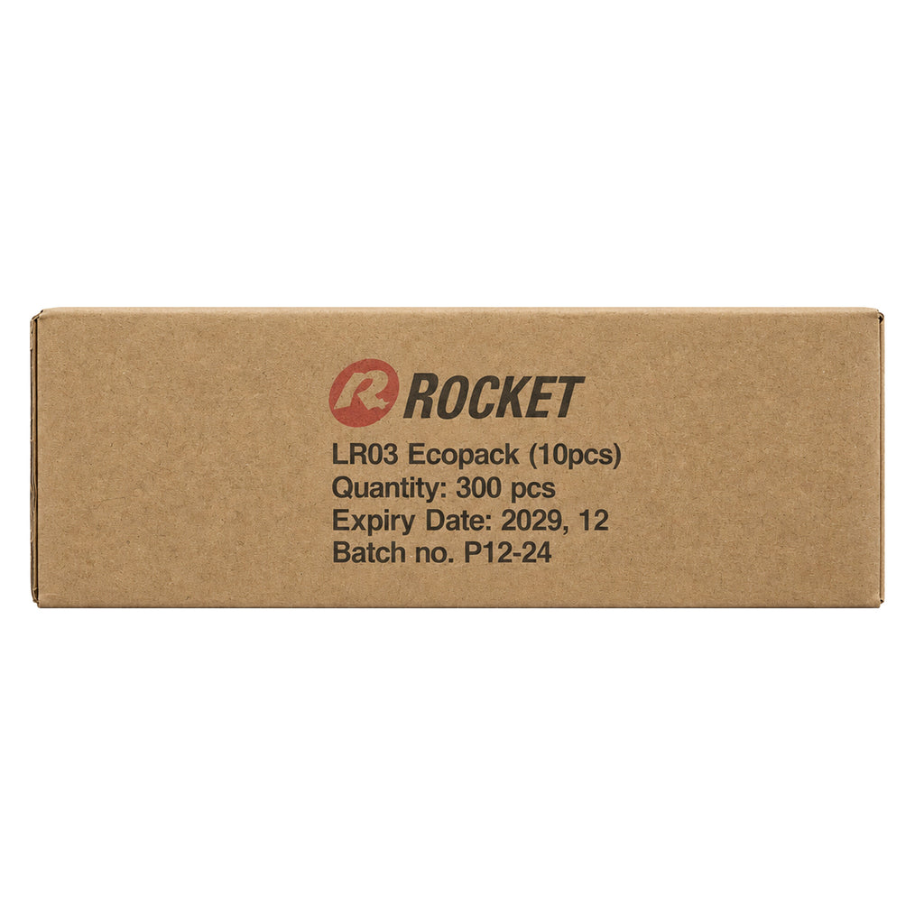 300 tk AAA leelispatareisid LR03 1,5 V LRO310ECOPACK