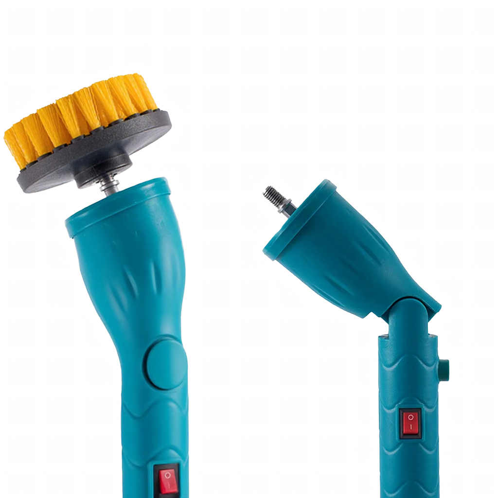 240x Elektriline pöörlev puhastushari põrandate, klaasi ja seinte jaoks, laetav