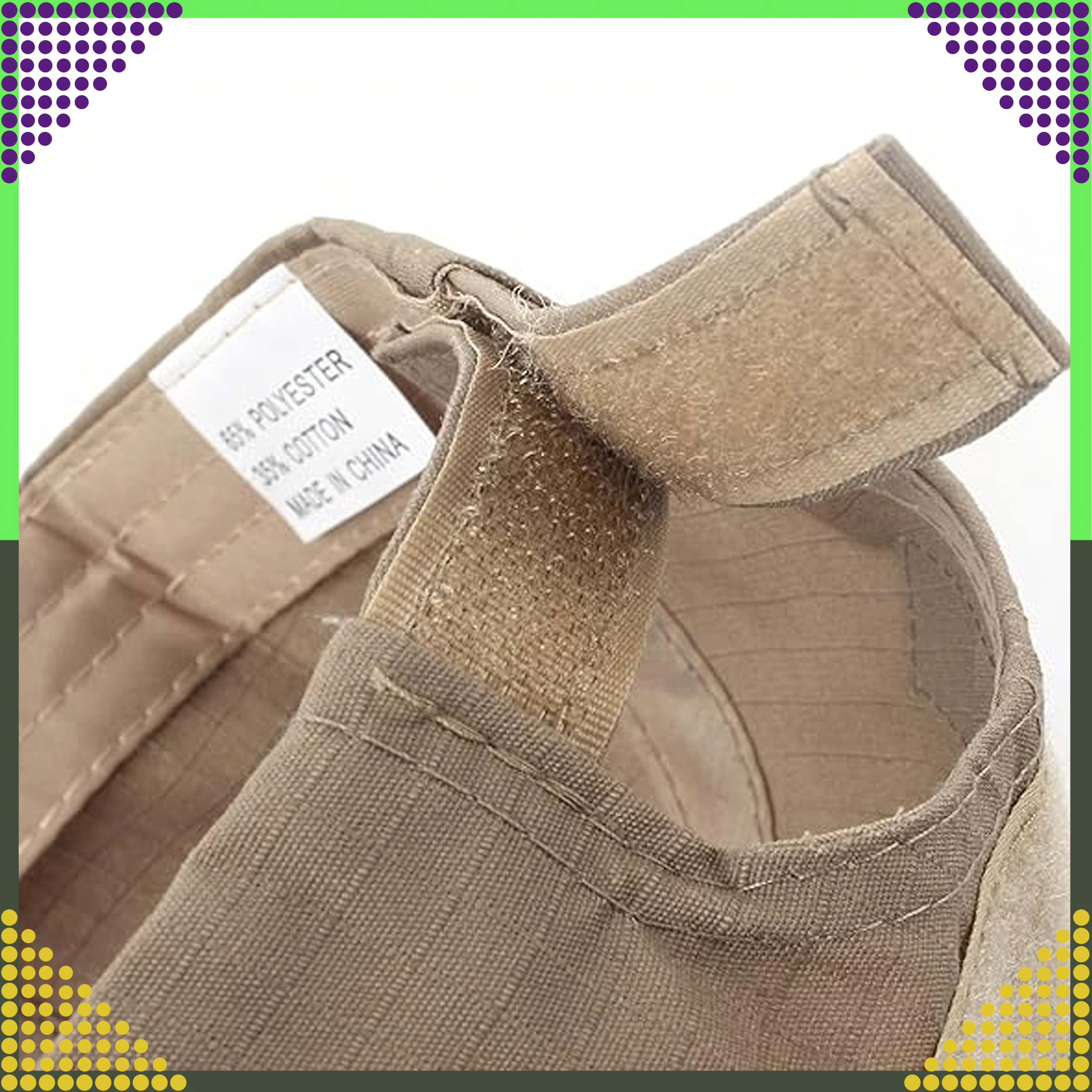 Sõjaväeline taktikaline nokamüts MOLLE maskeeringuga