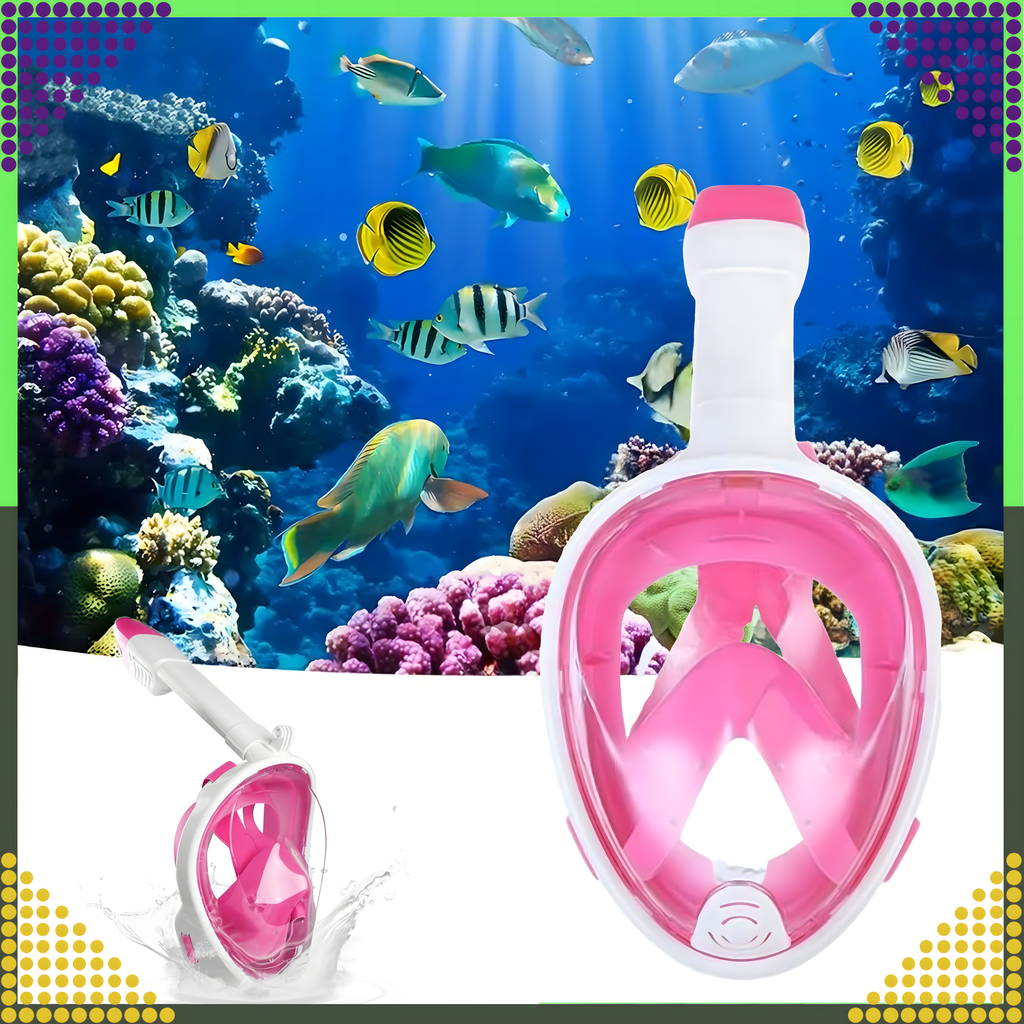 Diving Mask Swimming Snorkeling Water Full Face for Pool L/XL