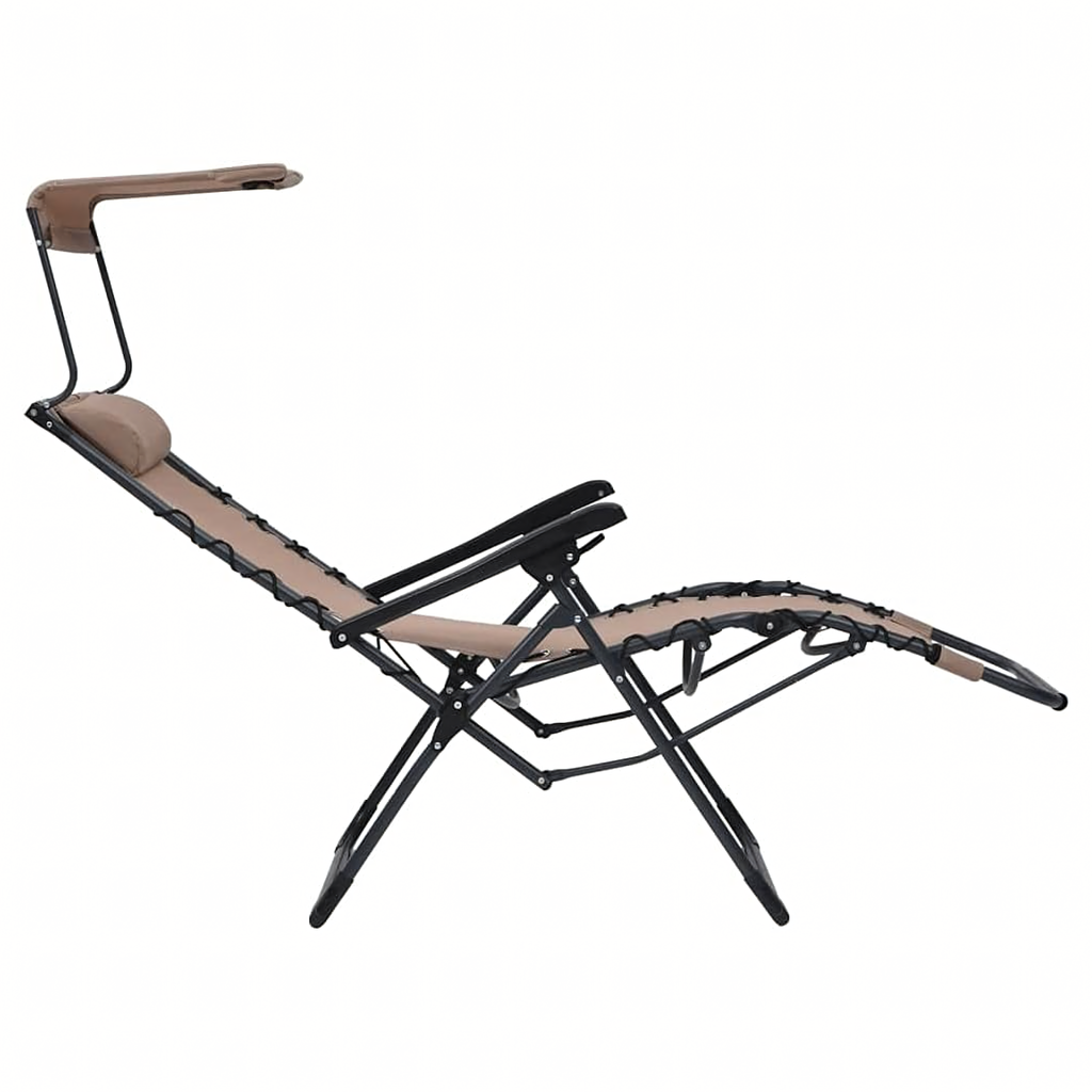 Zero Gravity Folding Garden Chair Beach Recliner Lounger