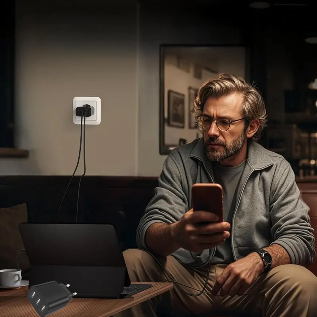 Strong Cube seinalaadija 3 x USB universaalne USB 3 porti 5V 3.4A