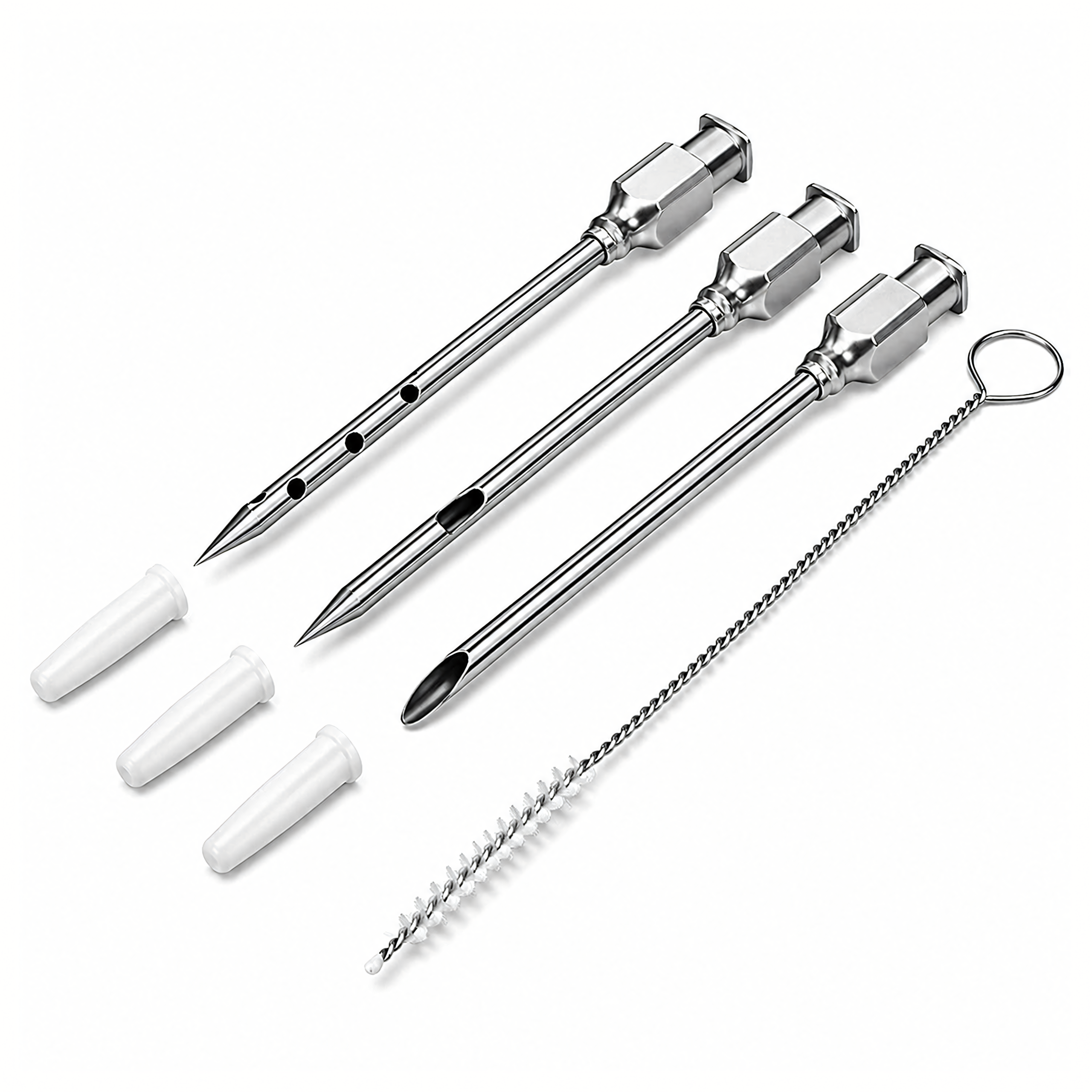 Meat Injection Syringe 30ml with 3 Needles