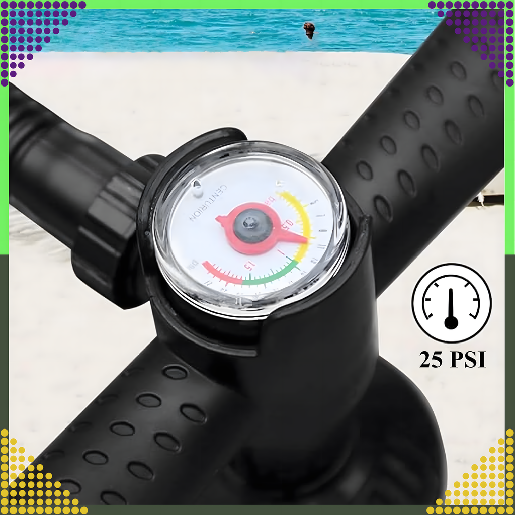 Kahepoolne käsipump pontoonmadratsitele, SUP laudadele, kajakidele, kiire