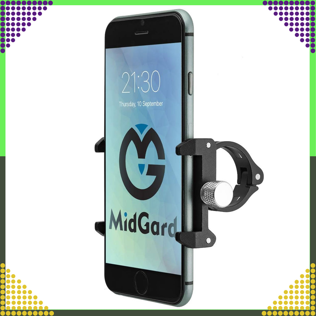 Jalgratta ja mootorratta lenksule kinnitatav telefonialus