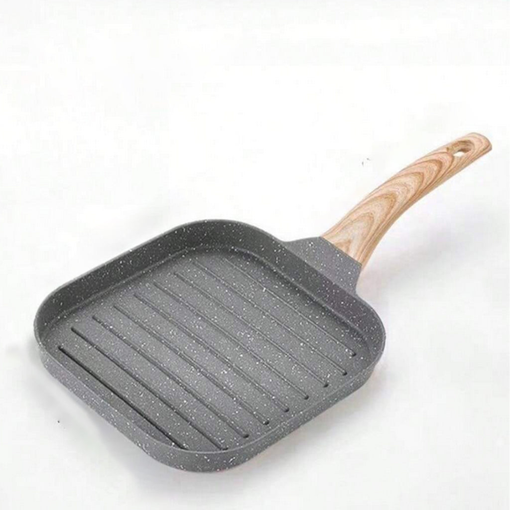 Kaasaskantav grillpann praadimiseks ja grillimiseks induktsioon- ja gaasipliidil