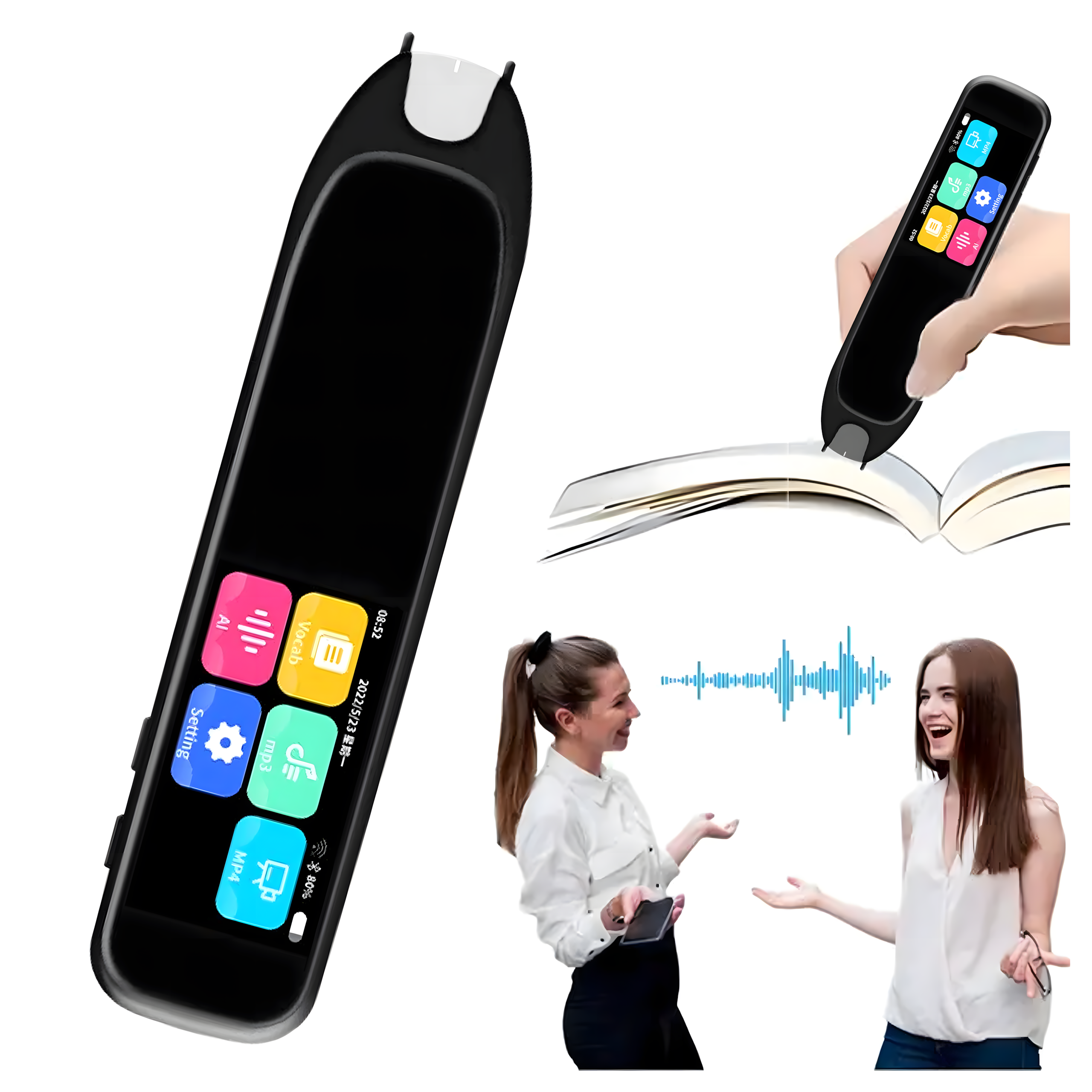 Elektrooniline keele tõlkepliiats teksti ja kõne tõlkimiseks