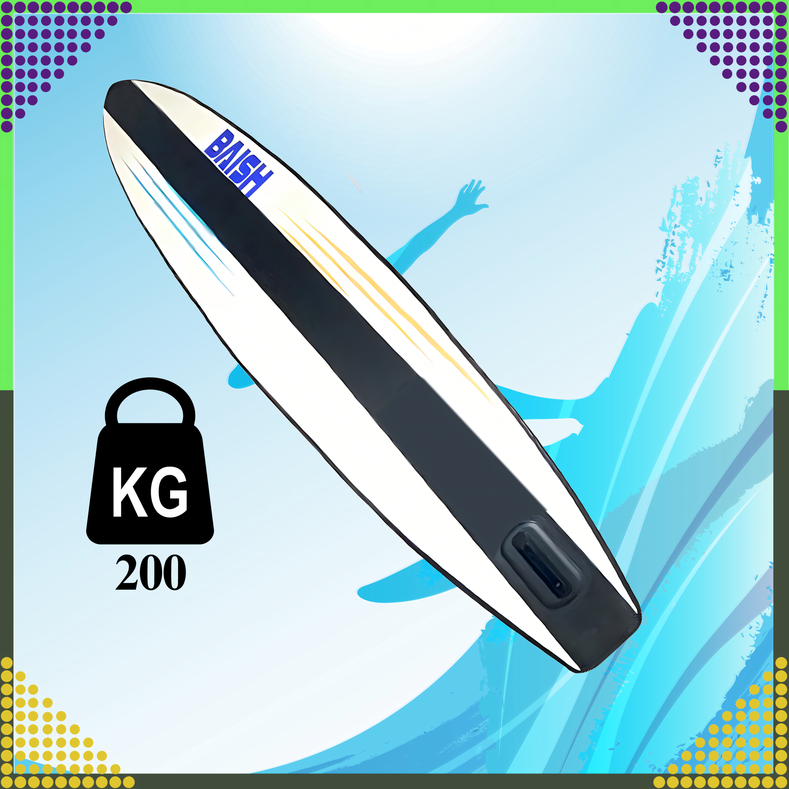 SUP aerulaud 420 cm täispuhutav ujumiseks, vastupidav + tarvikud