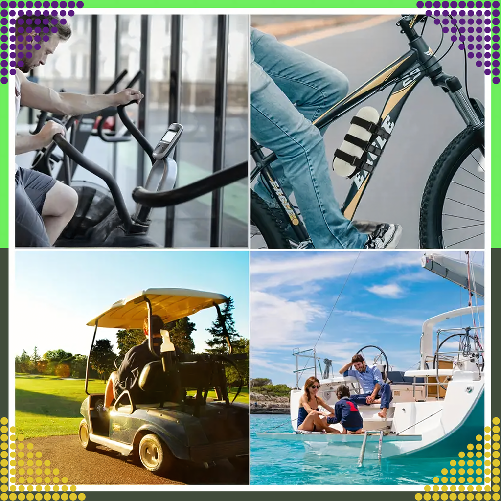 Jalgratta hoidik jalgrattale, mootorrattale, kinnitatav takjapaelaga kõlari või veepudeli külge