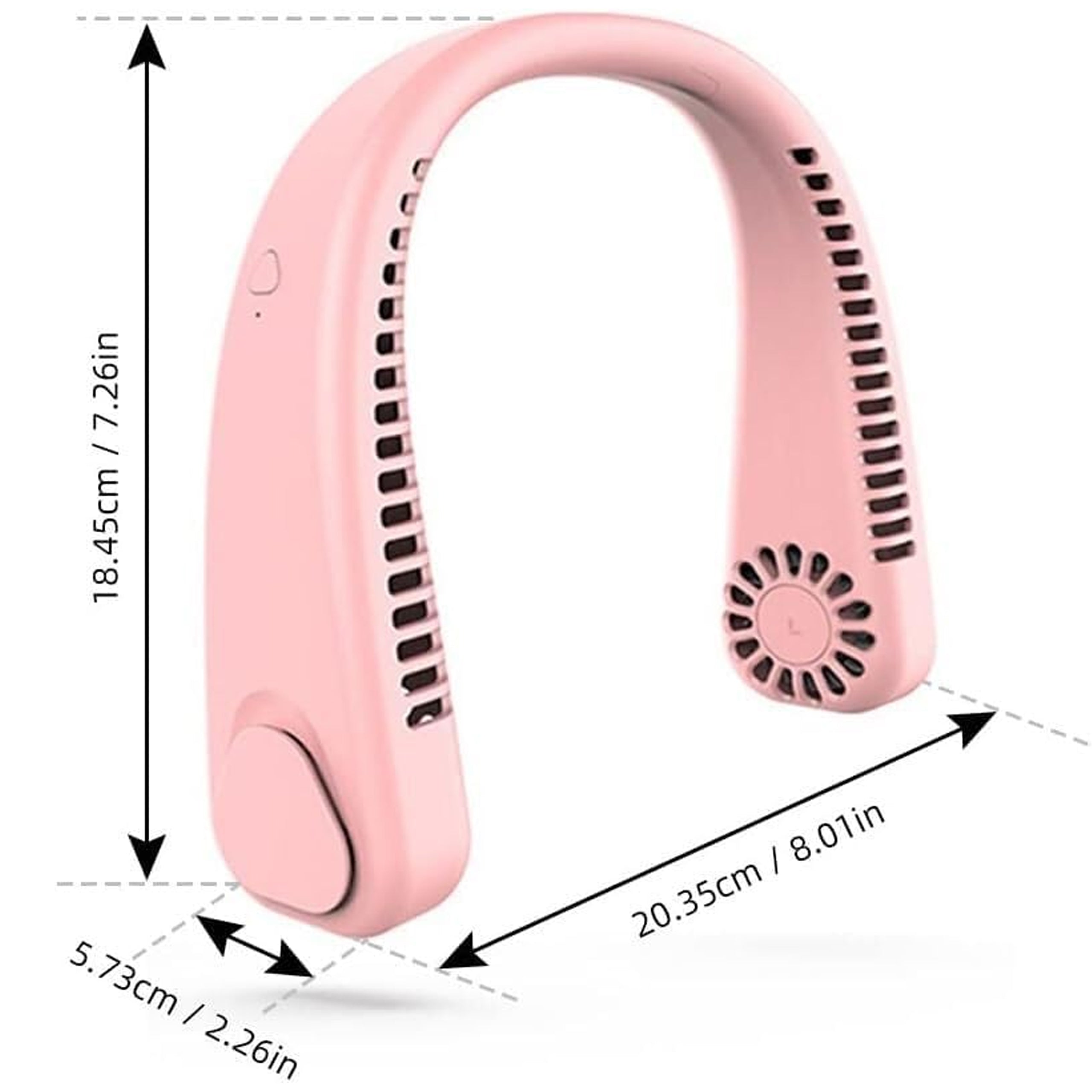 Kaasaskantav õhukonditsioneeri kaelaventilaator Mini ventilaator Jahutusventilaator