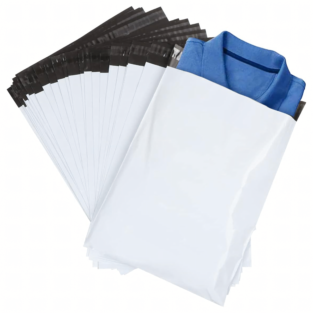 XXL White Courier Mailing Bags 540x700 50 pcs Thick Poly Mailers