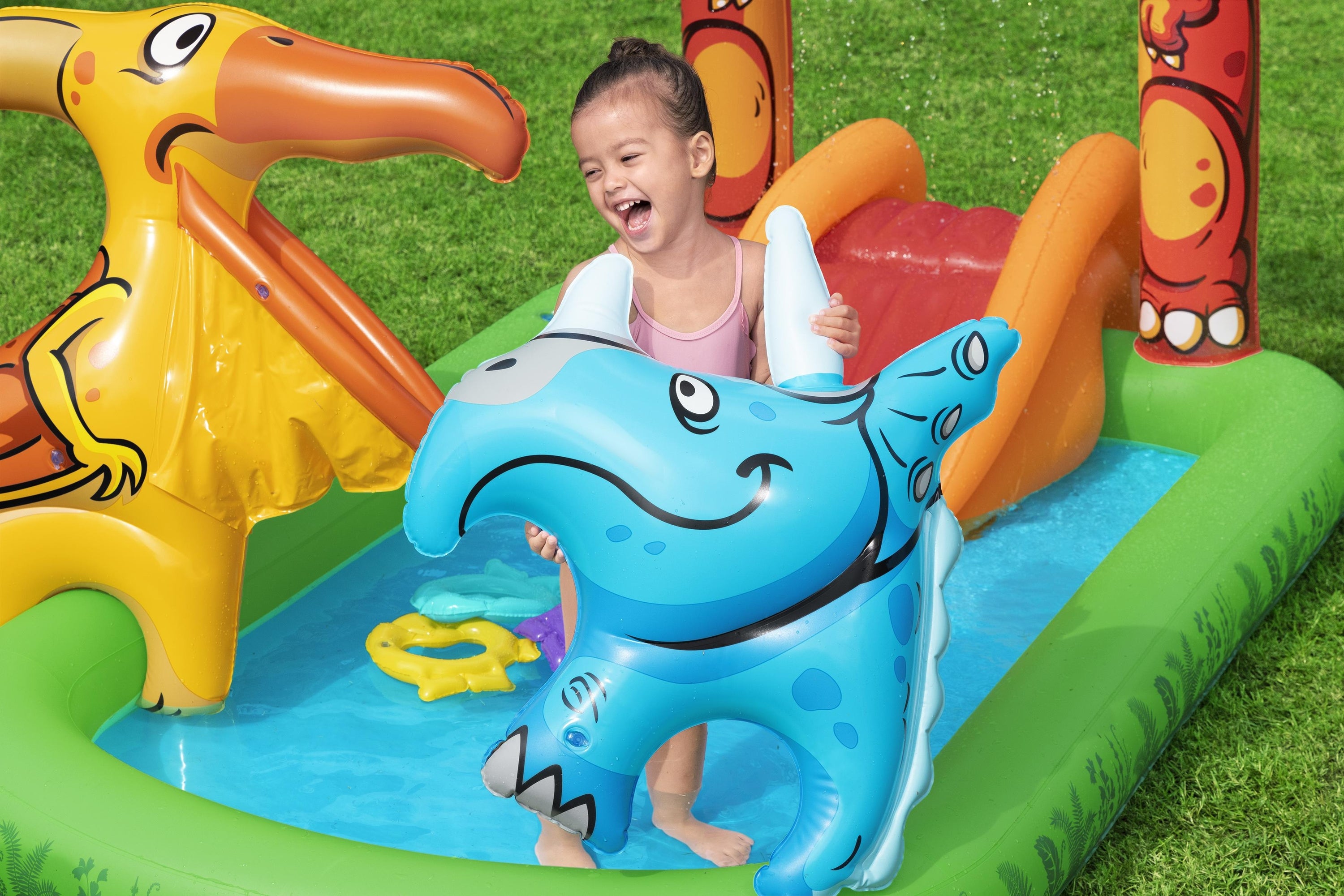 Bestway 53160 Inflatable Jurassic Water Playground 241 x 140 x 137 cm