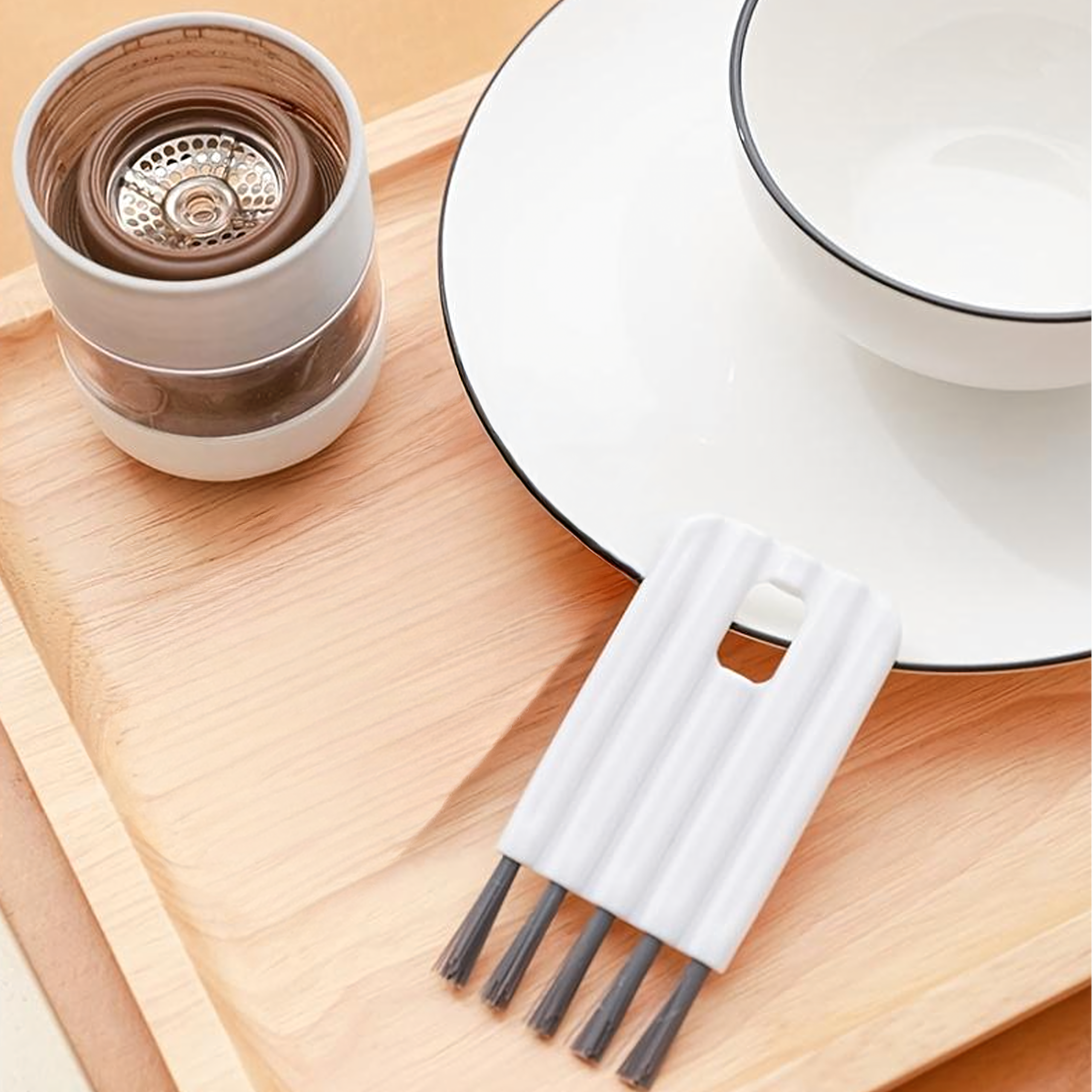 Multifunctional Brush for Cleaning Crevices, Grooves, and Nooks Cleaner