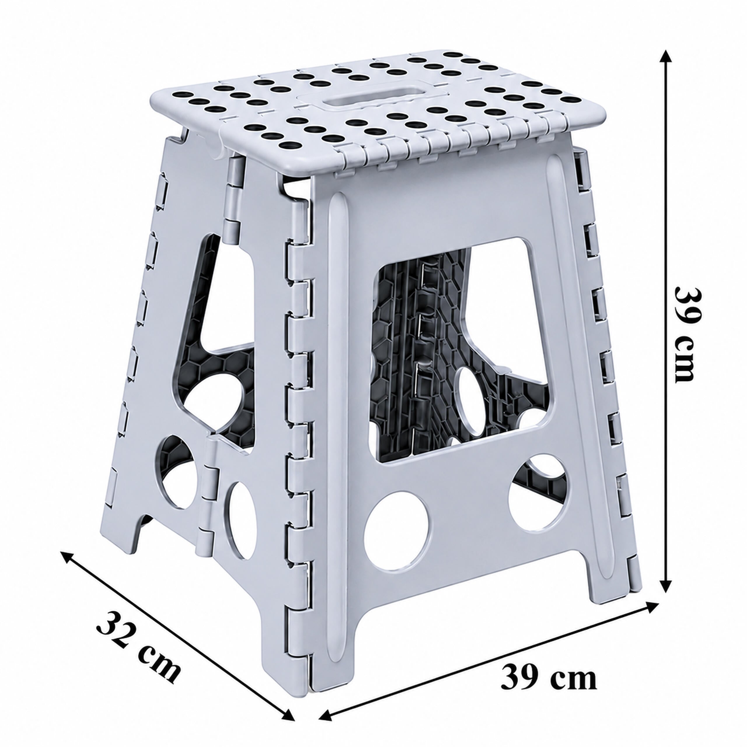 Non-Slip Folding Stool Chair Step 39 cm