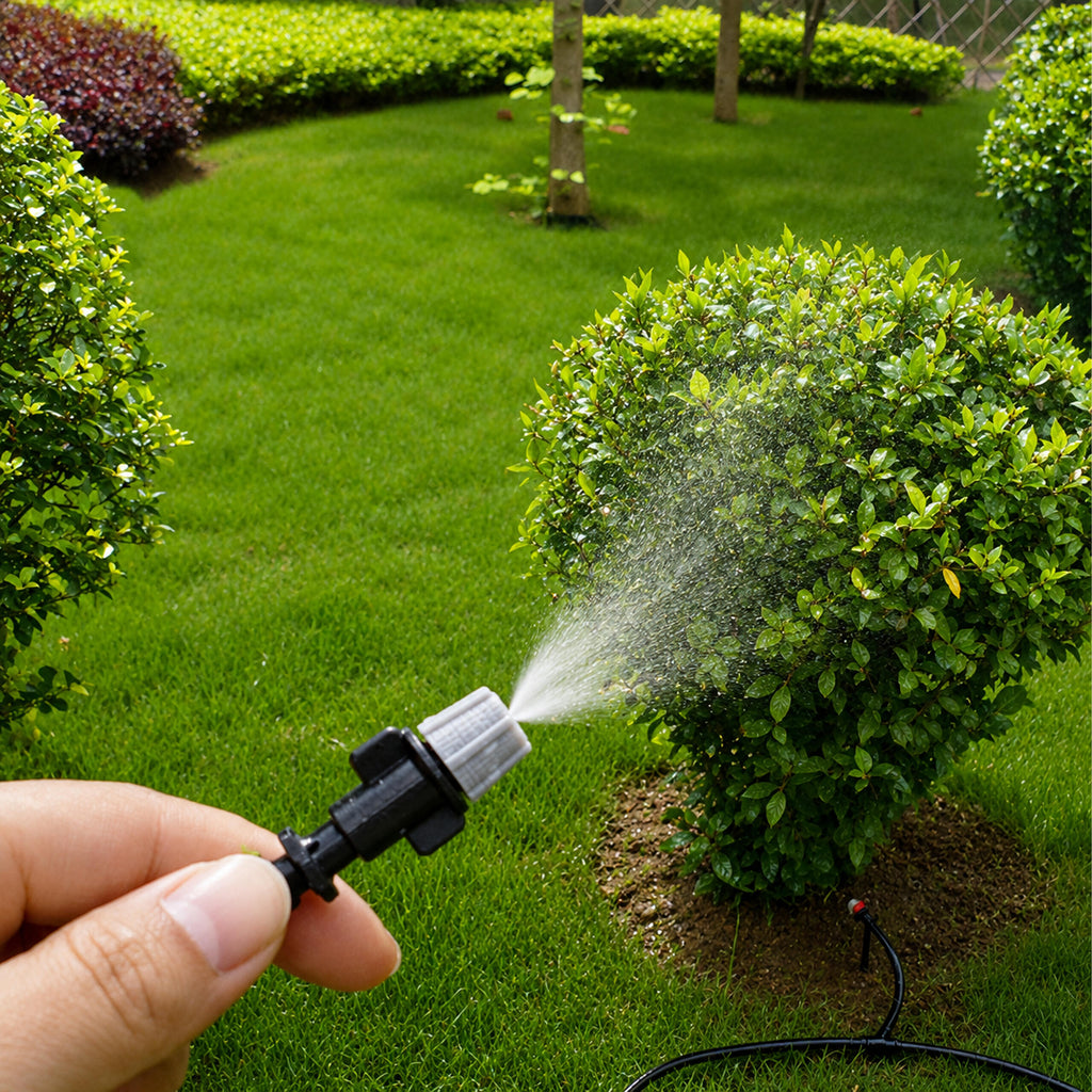 15m Garden Water Curtain Drip Irrigation Set with Sprinkler