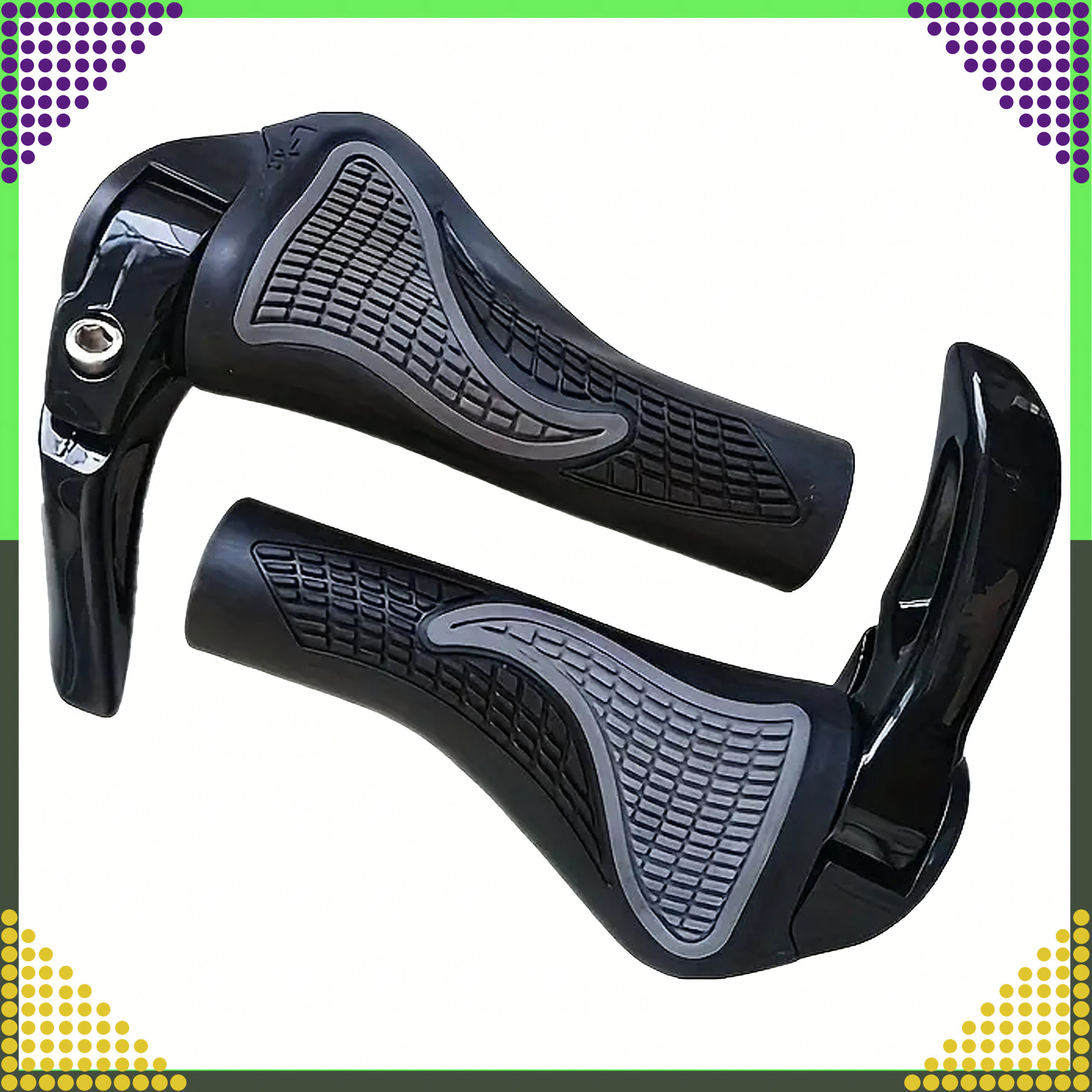 Jalgratta käepidemed sarvedega, profileeritud lenksud, 2 tk