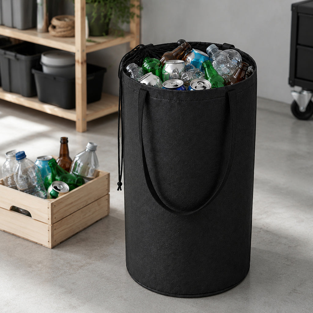 XXL-kott pudelite ja purkide sorteerimiseks ning tagastamiseks sangadega 90 l RC-K-2796