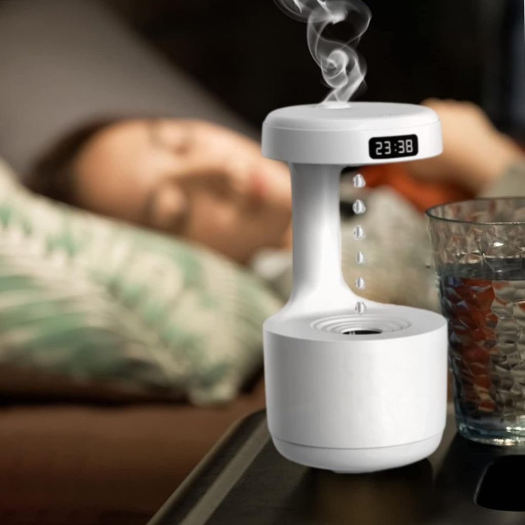 Õhuniisuti Õhupuhasti Antigravitatsiooniline Difusor Öölamp 800ML