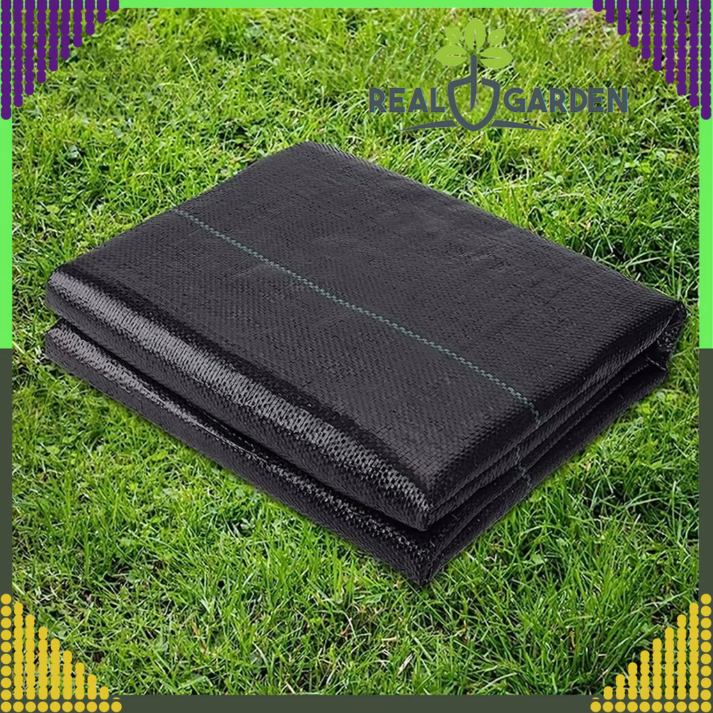 Agrotekstiil 90g 5x5m Black UV-kaitsega umbrohutõkkematt