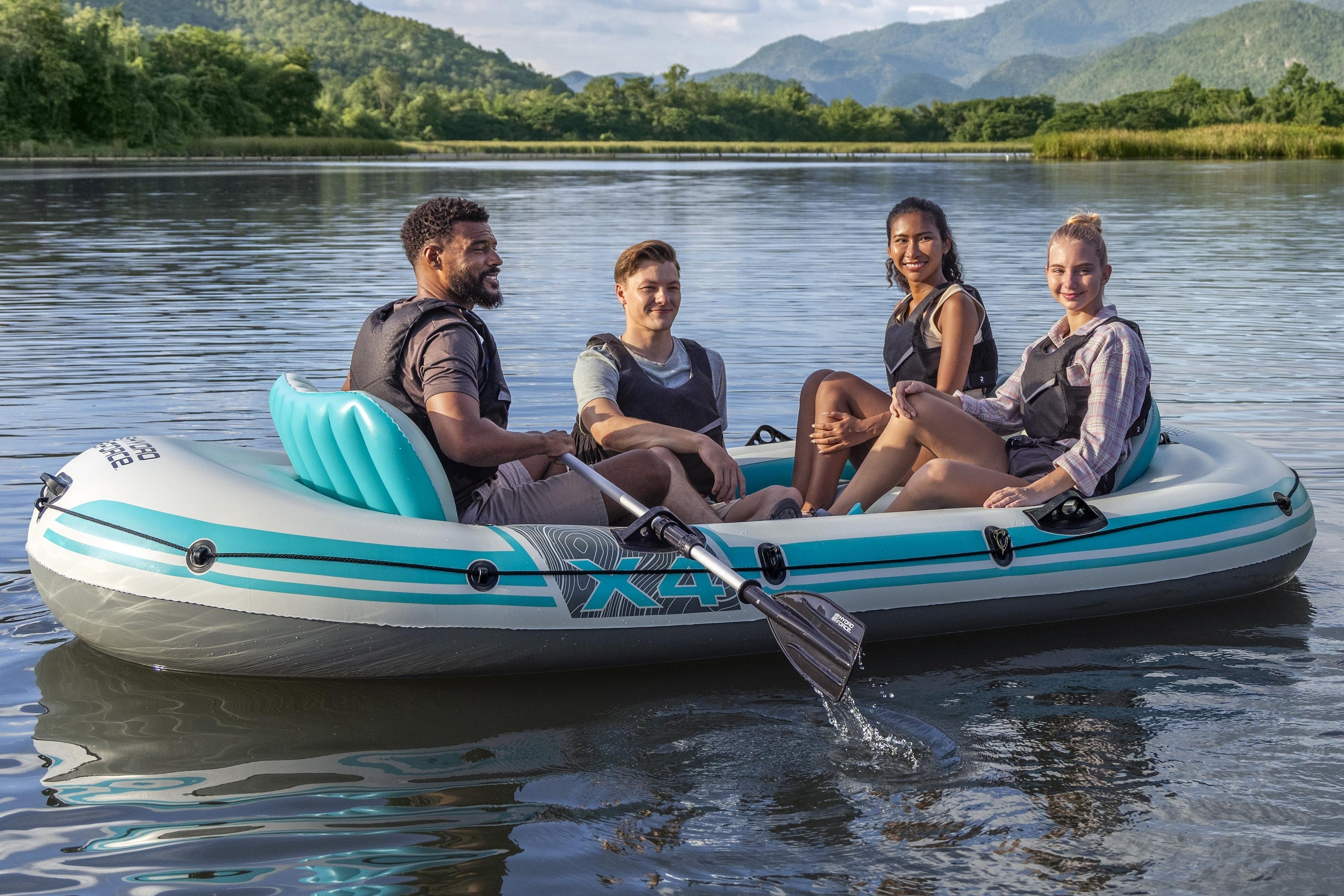 Bestway 62064 alumiiniumist kokkupandavad aerud kajaki, pontooni ja SUP-i jaoks 145cm 2 tk