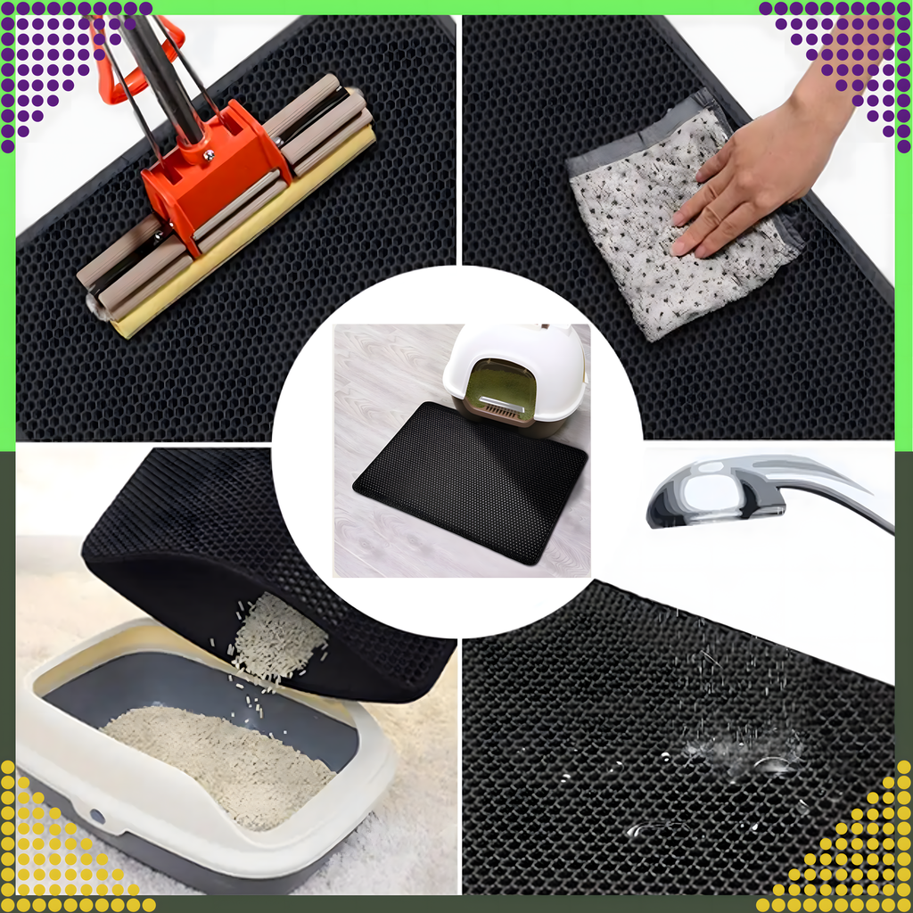 Matt uksematt must kassiliivakasti jaoks XXL liivaga 45x60