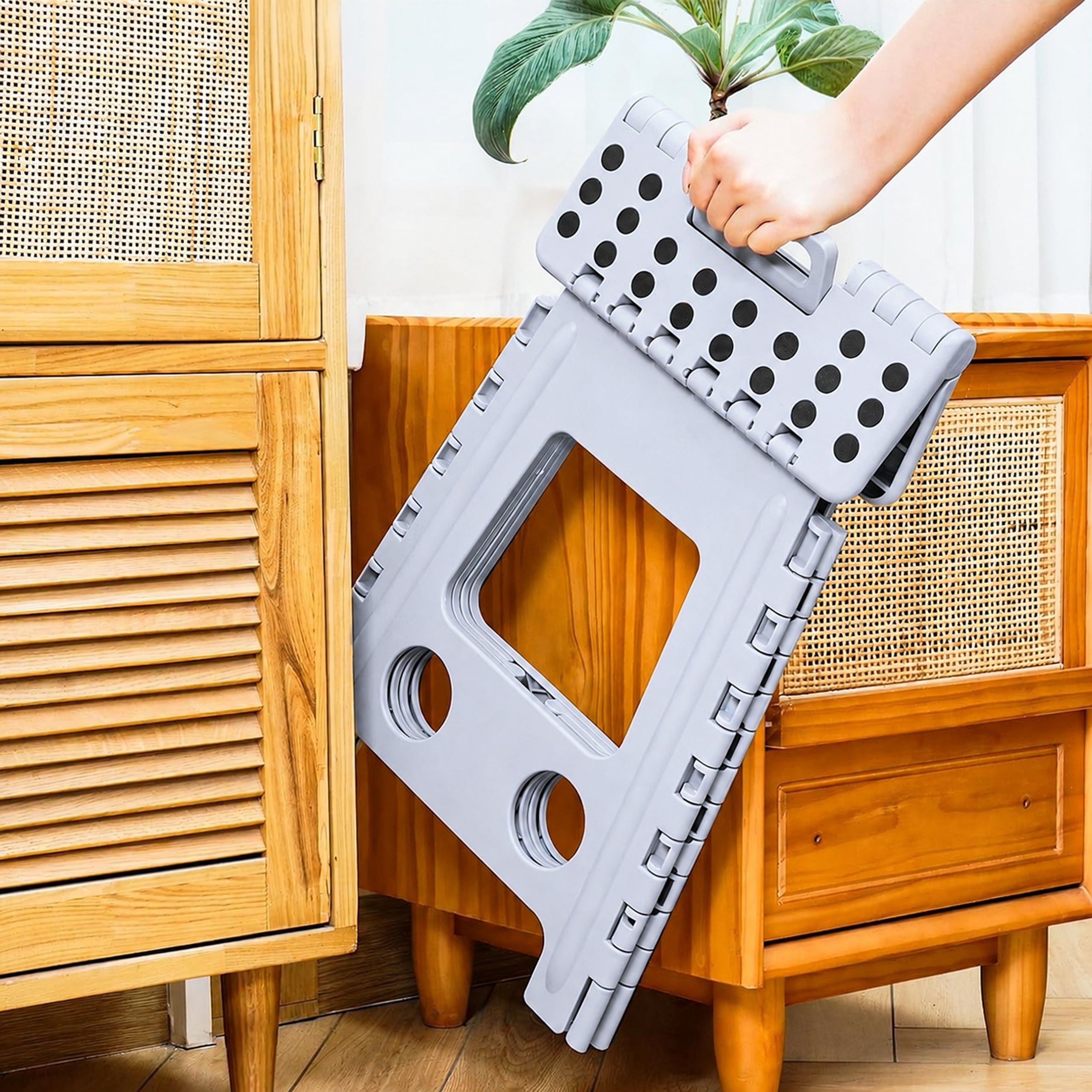 Non-Slip Folding Stool Chair Step 39 cm