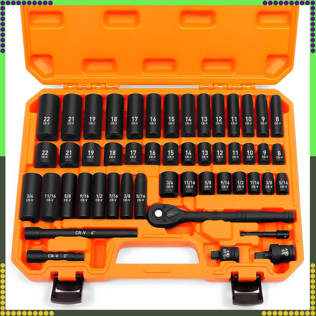 3/8" löökpadrunite komplekt, 50 tk