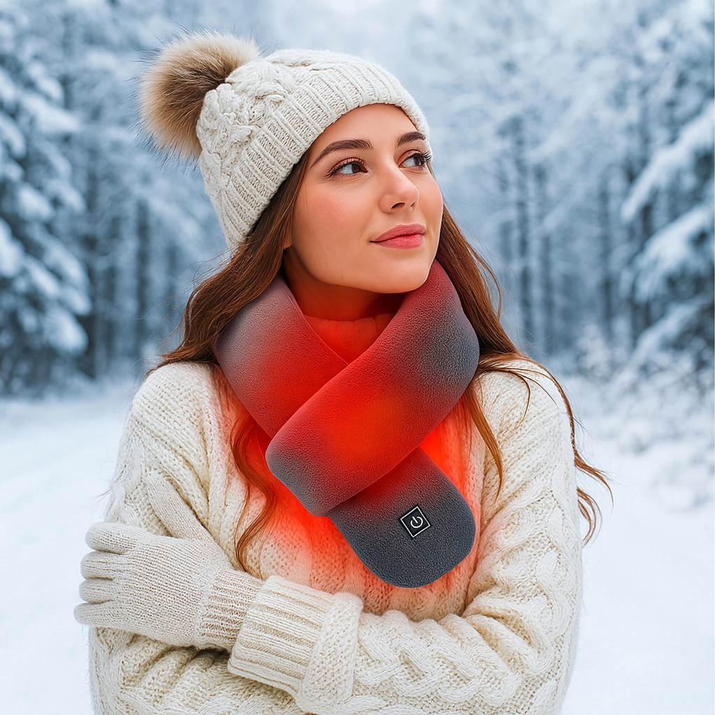 Soojendusega sall Elektriline soojendussall USB Talvine soojendaja