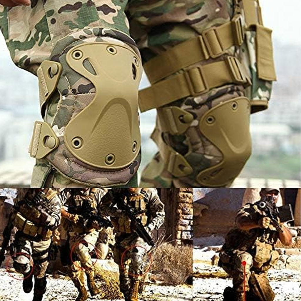 Knee and Elbow Pads Tactical Protective Knee Pads Military Asg
