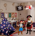Children's Play Tent Tipi Wigwam Sharks 150 x 150 x 125 cm