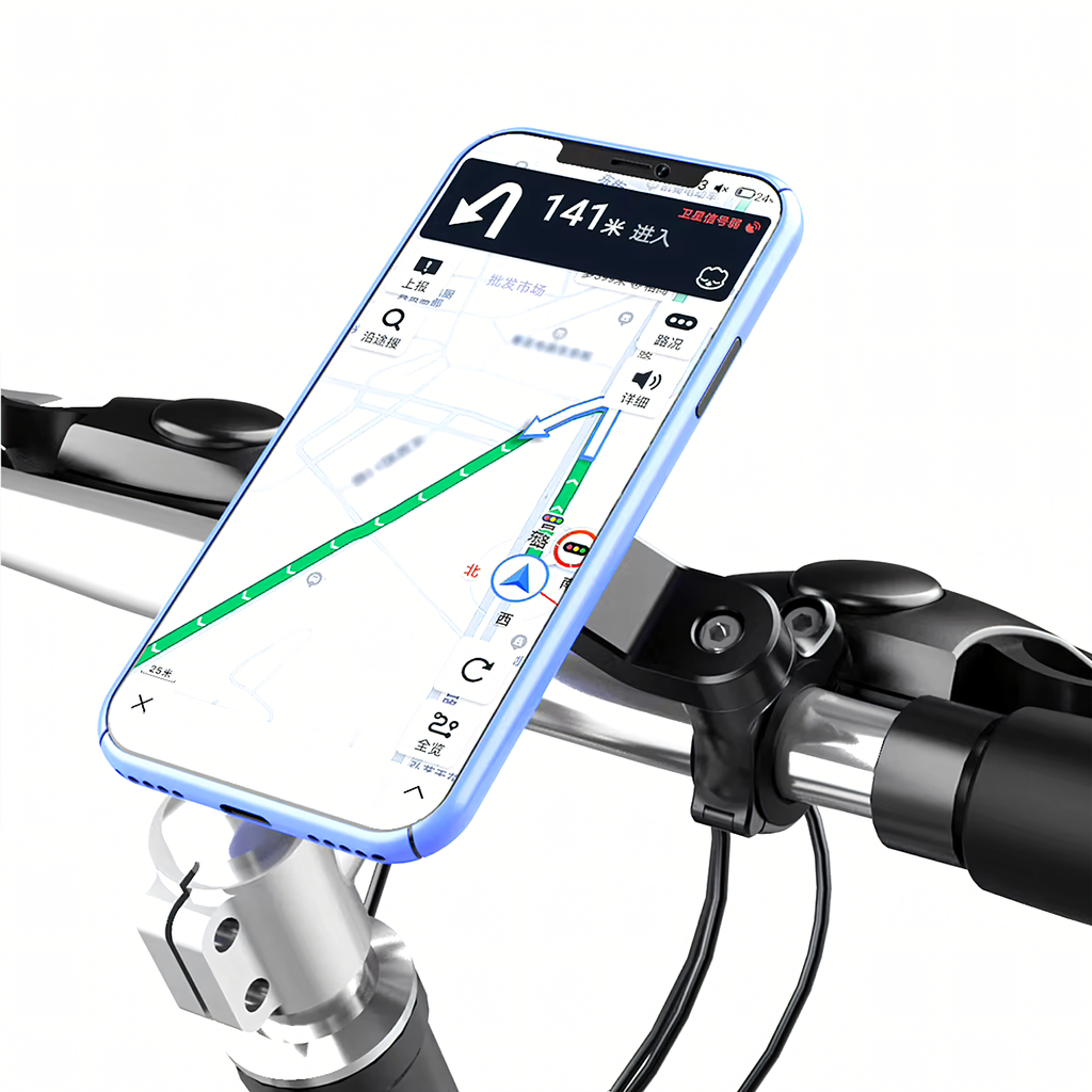 Vibratsioonisummutiga hoidik telefoni jaoks jalgratta, mootorratta ja tõukeratta navigatsioonile Mtb