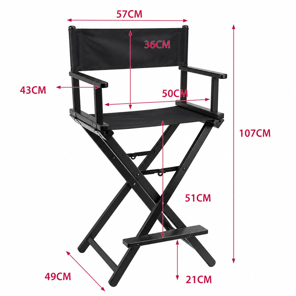 Aluminum Folding Makeup Director Chair