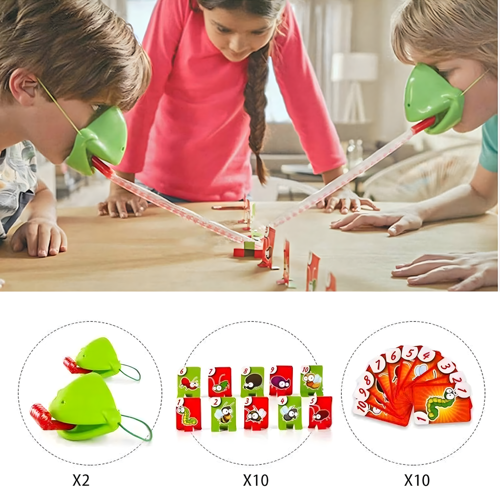 Osavusmäng Kiire Keel Püüa Putukas ja Uss Komplekt 2-le Inimesele