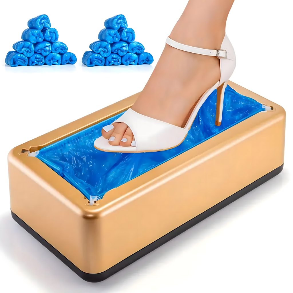 Automatic Shoe Cover Dispenser Container Feeder + 20 Bags