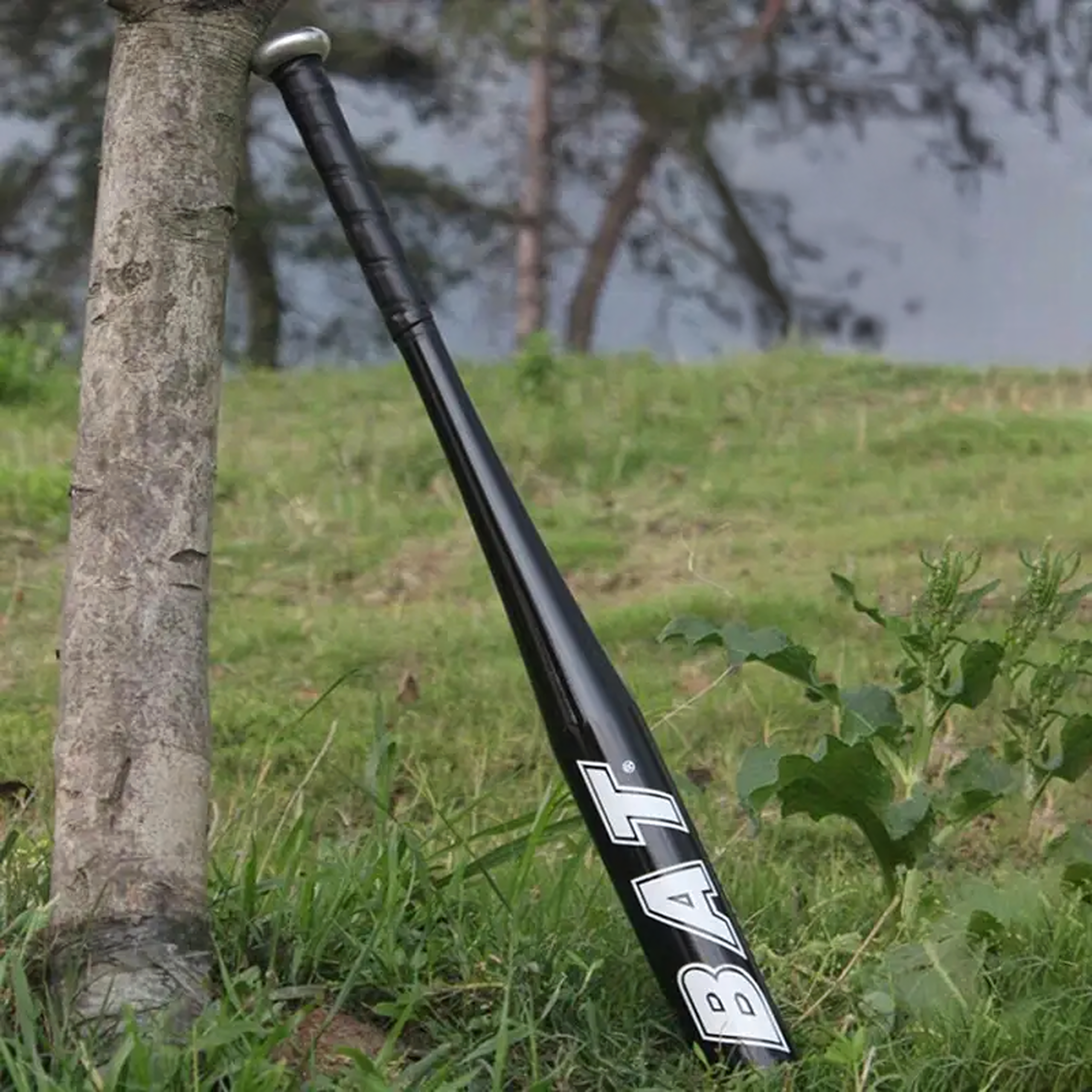 Pesapallikurikas alumiiniumist 25" 64cm tugev treening must