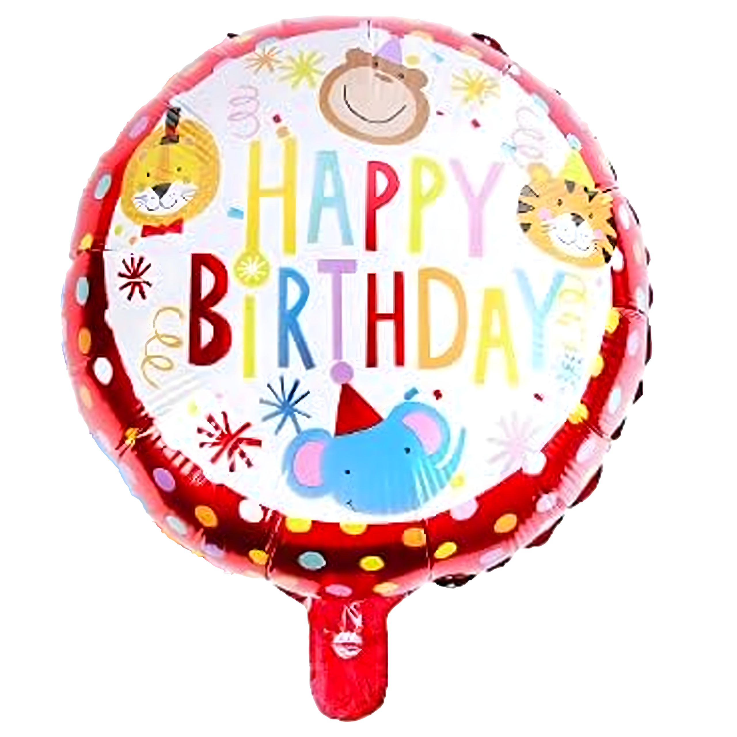 Sünnipäevalõhupallide komplekt Lõvi Loomad sünnipäevapeoks 5 tk