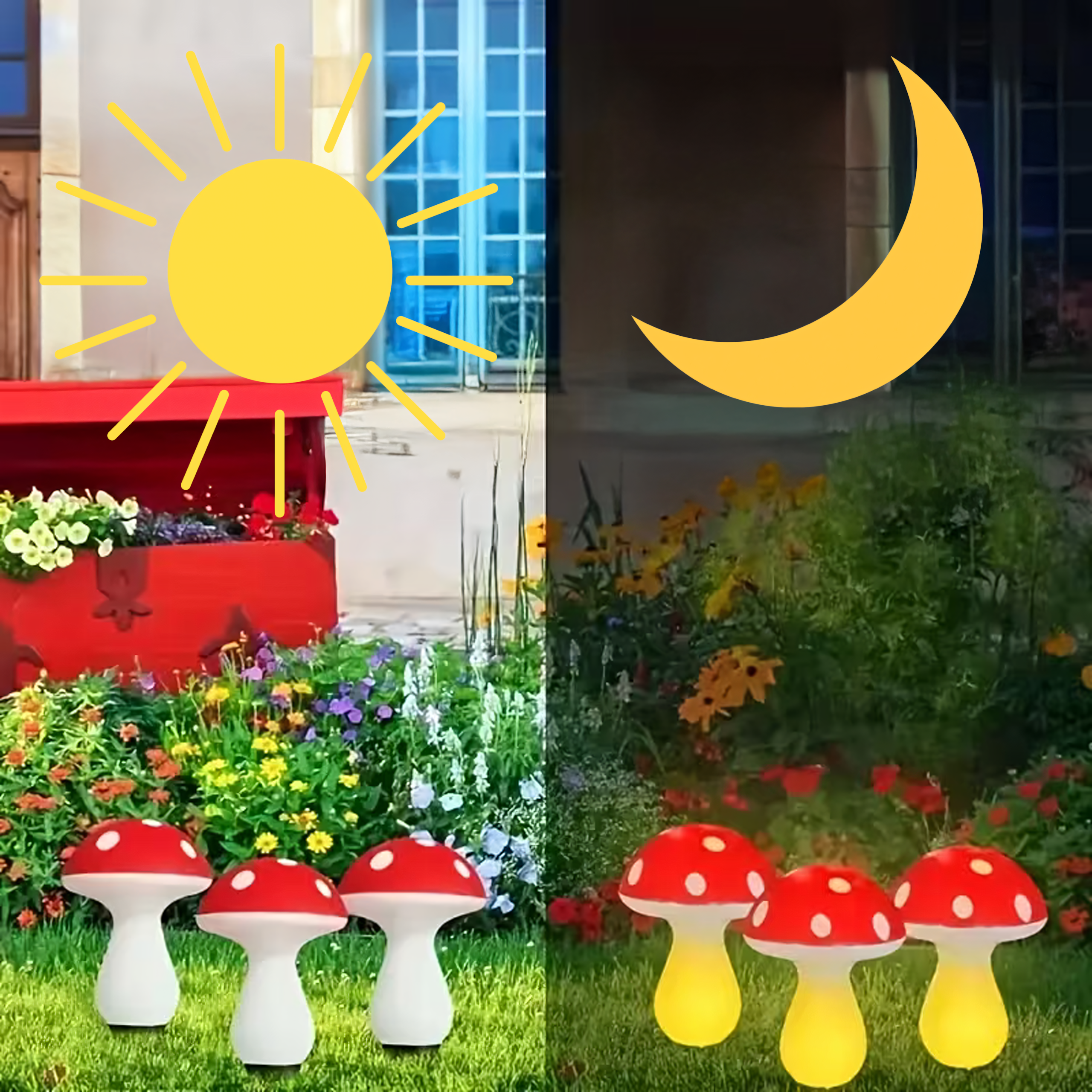 Päikesepatareiga aiaseene LED-tuled 5.5m 8 tk