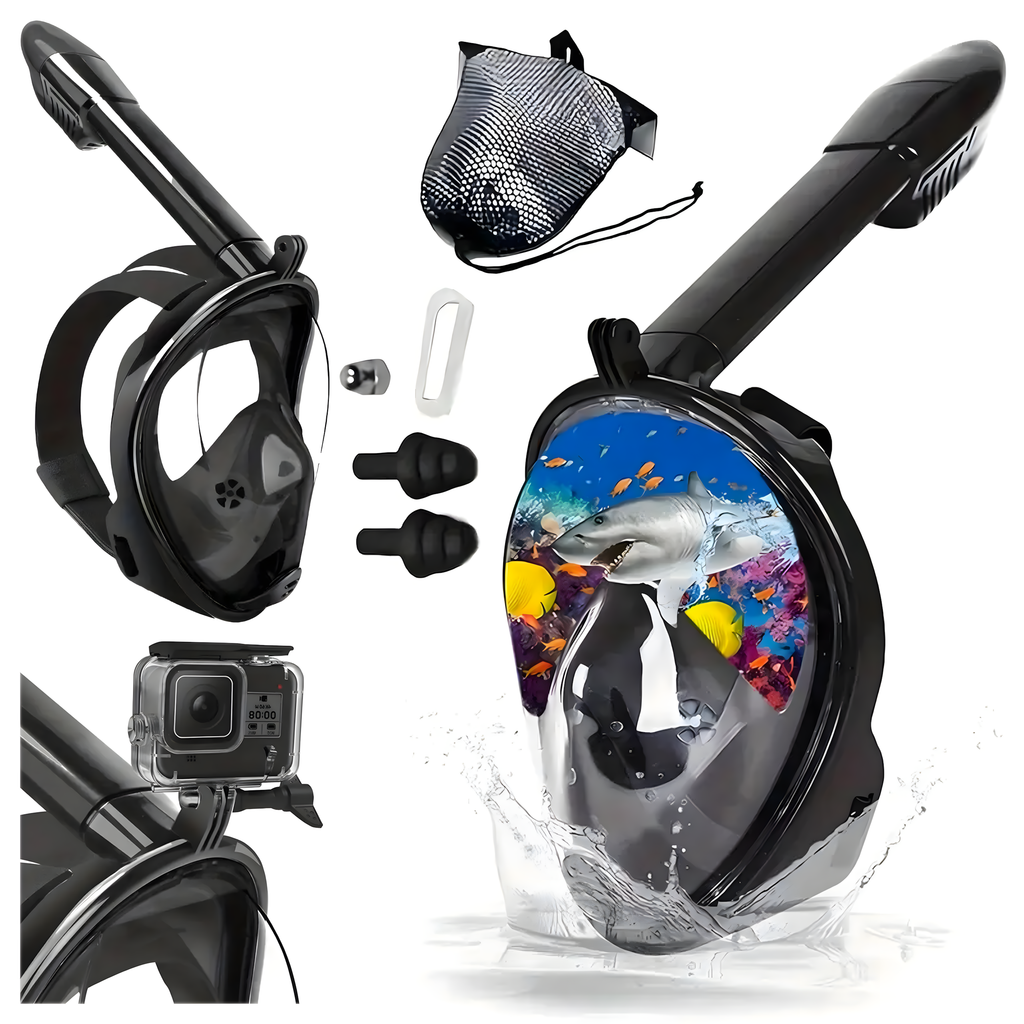 Sukeldumis- ja ujumisvee täismask S/M lastele