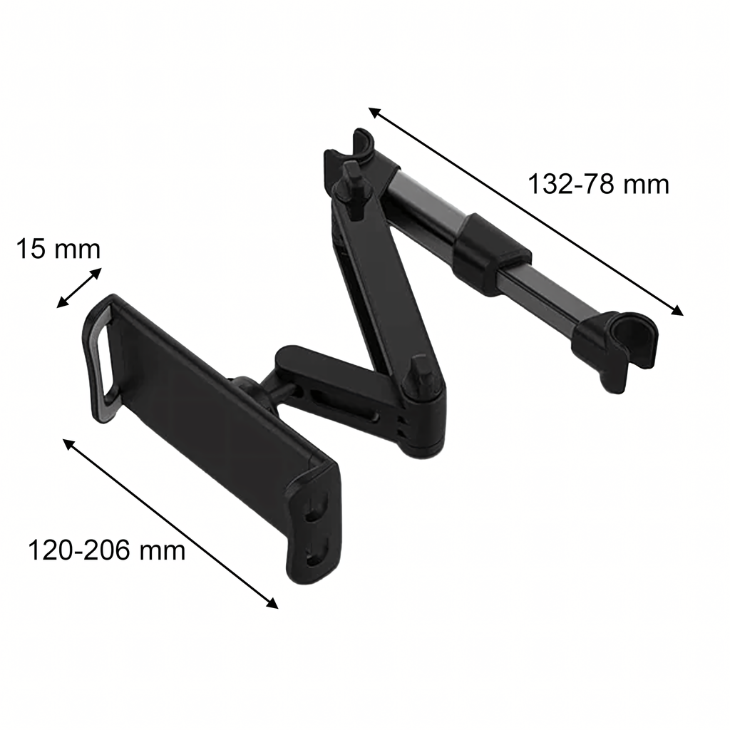 360° Car Headrest Mount Holder for Tablet and Phone