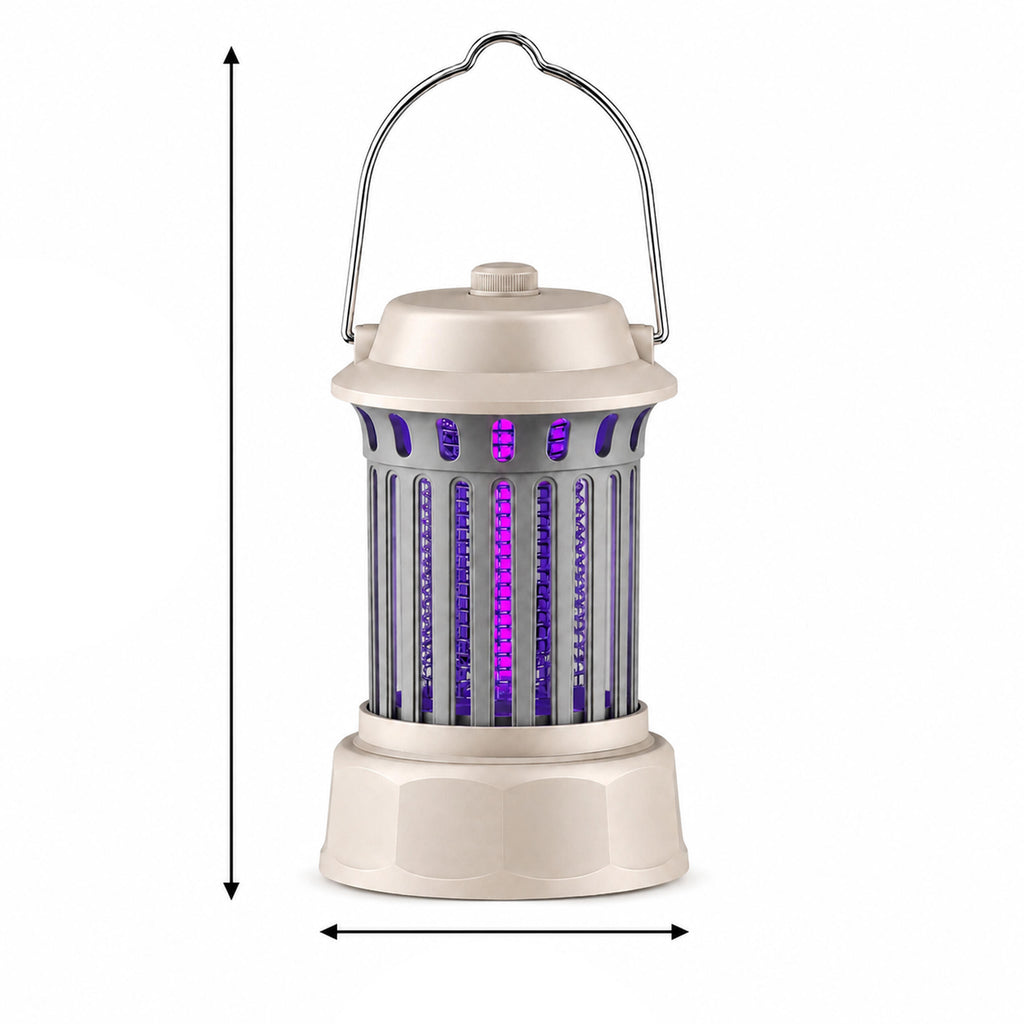 Portable UV Insect Killer Lamp for Flies, Mosquitoes, Moths, and Other Insects for Garden and Terrace