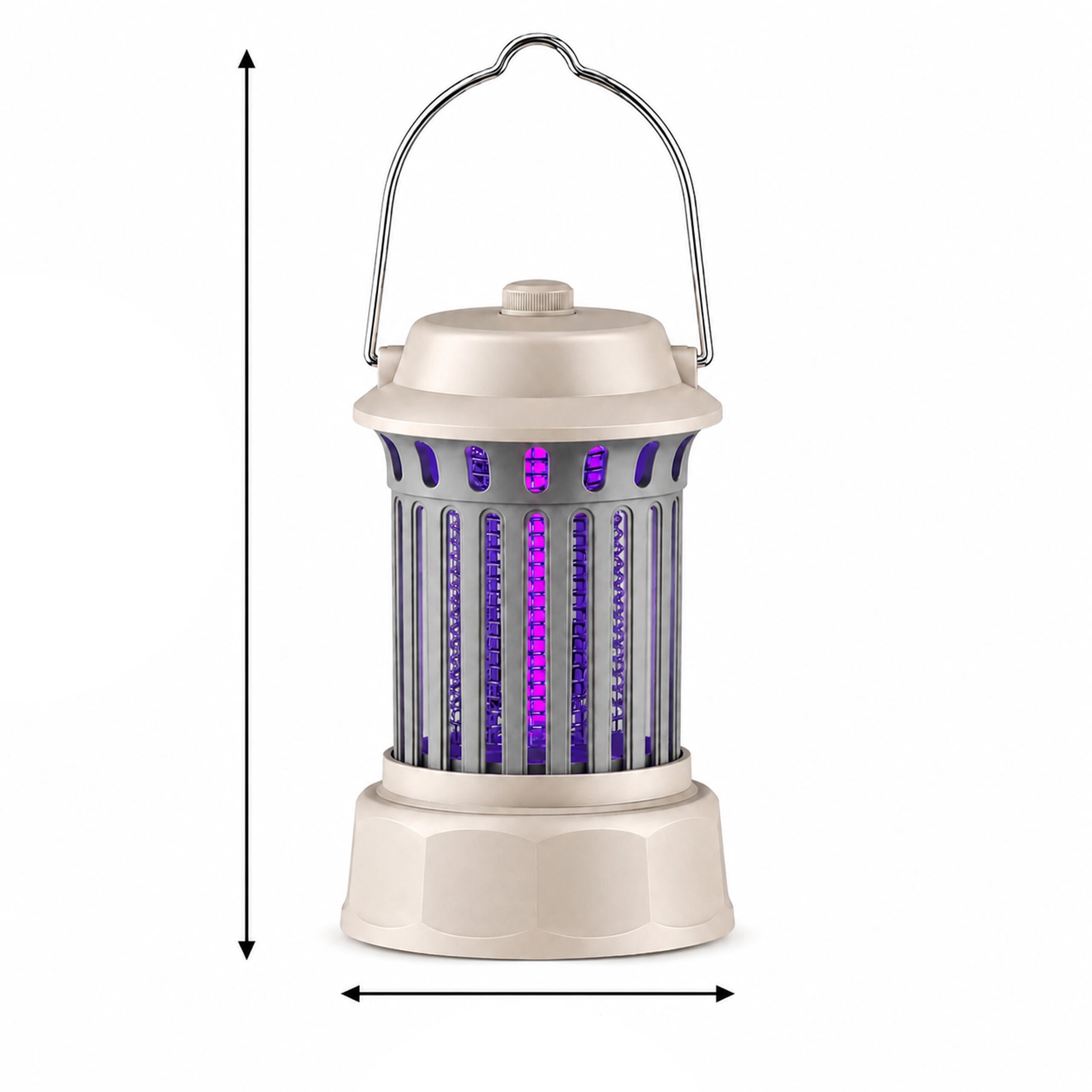Portable UV Insect Killer Lamp for Flies, Mosquitoes, Moths, and Other Insects for Garden and Terrace