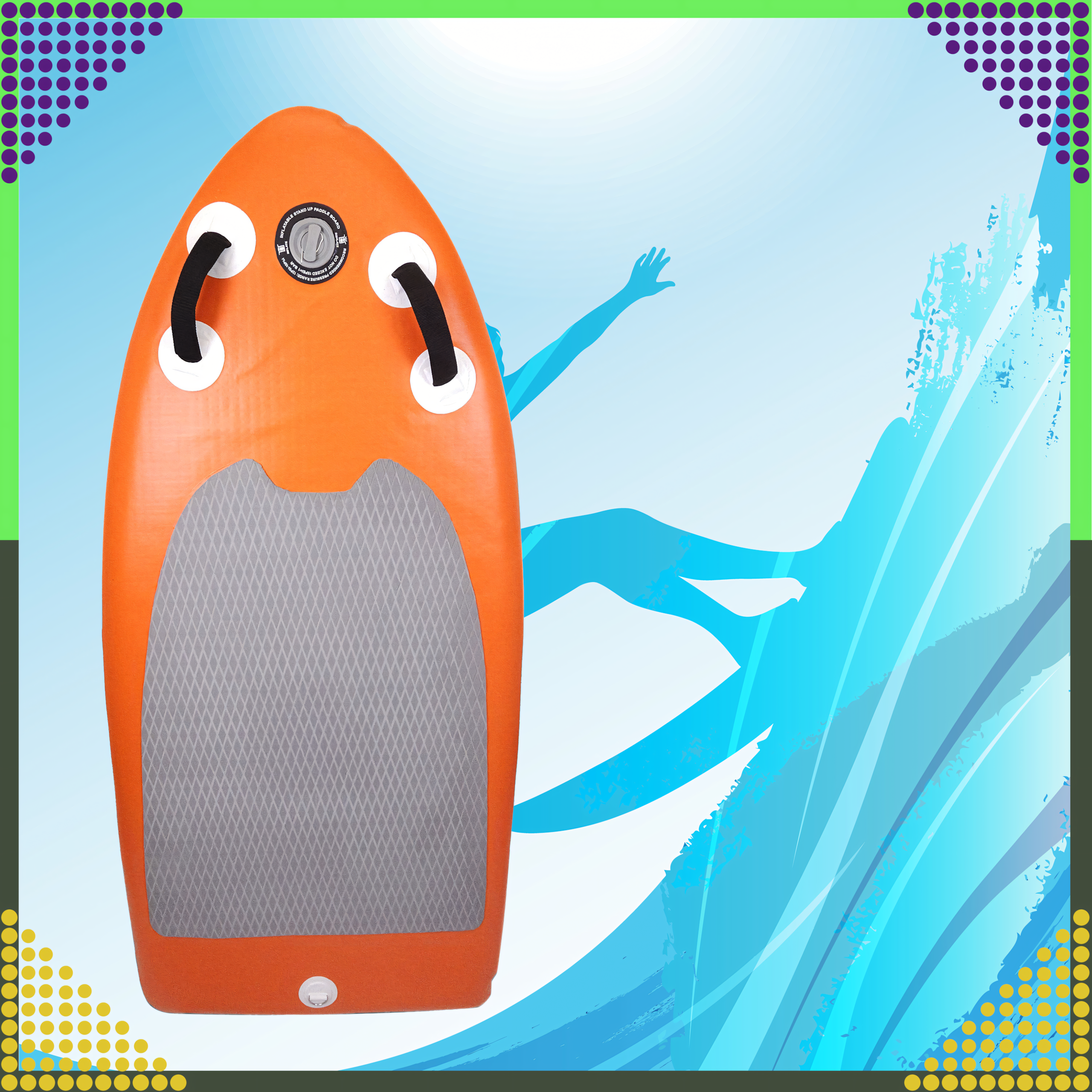 Mini SUP laud 155 cm täispuhutav aerulaud ujumiseks komplekt + kott