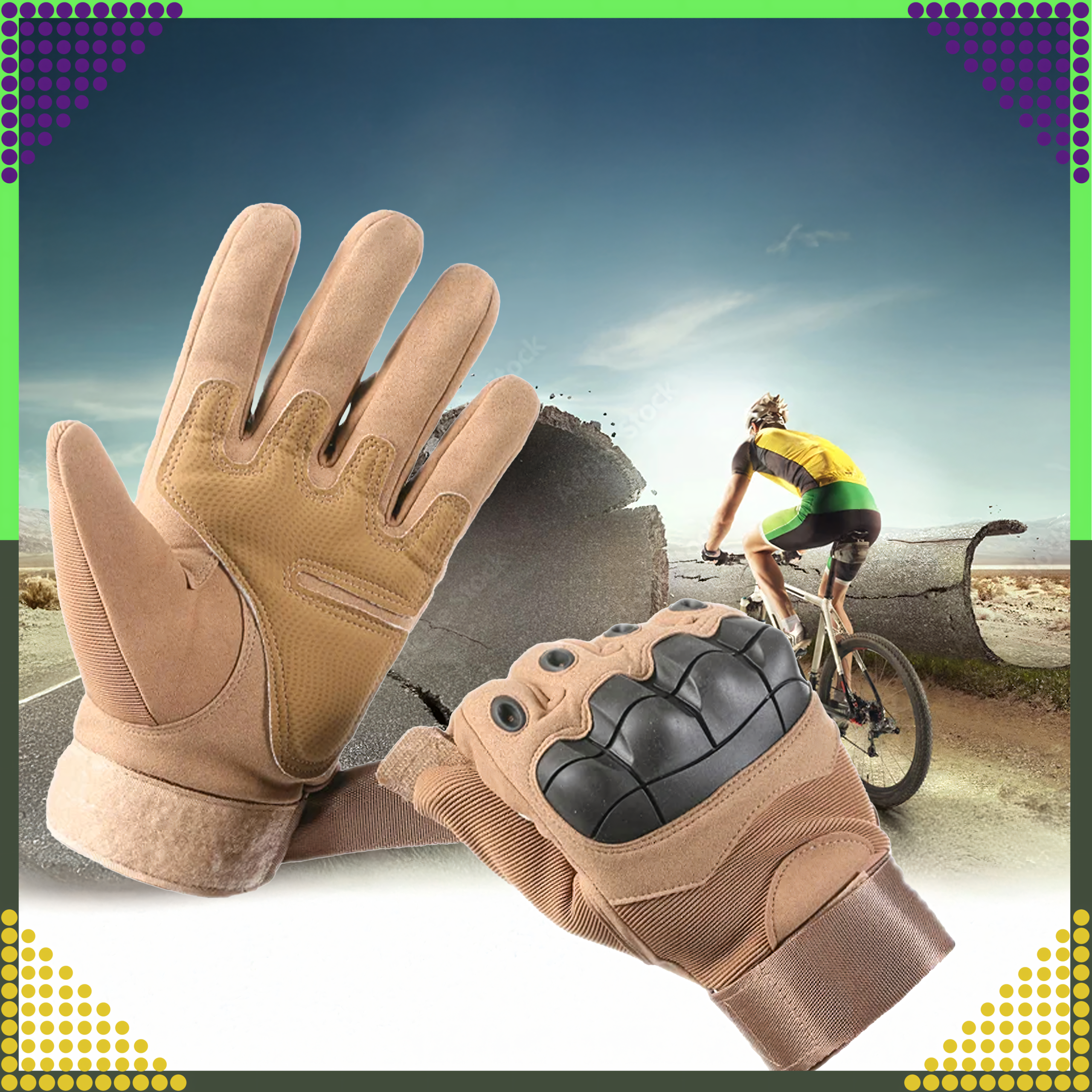 Tactical Survival Combat Gloves for Motor Touch L