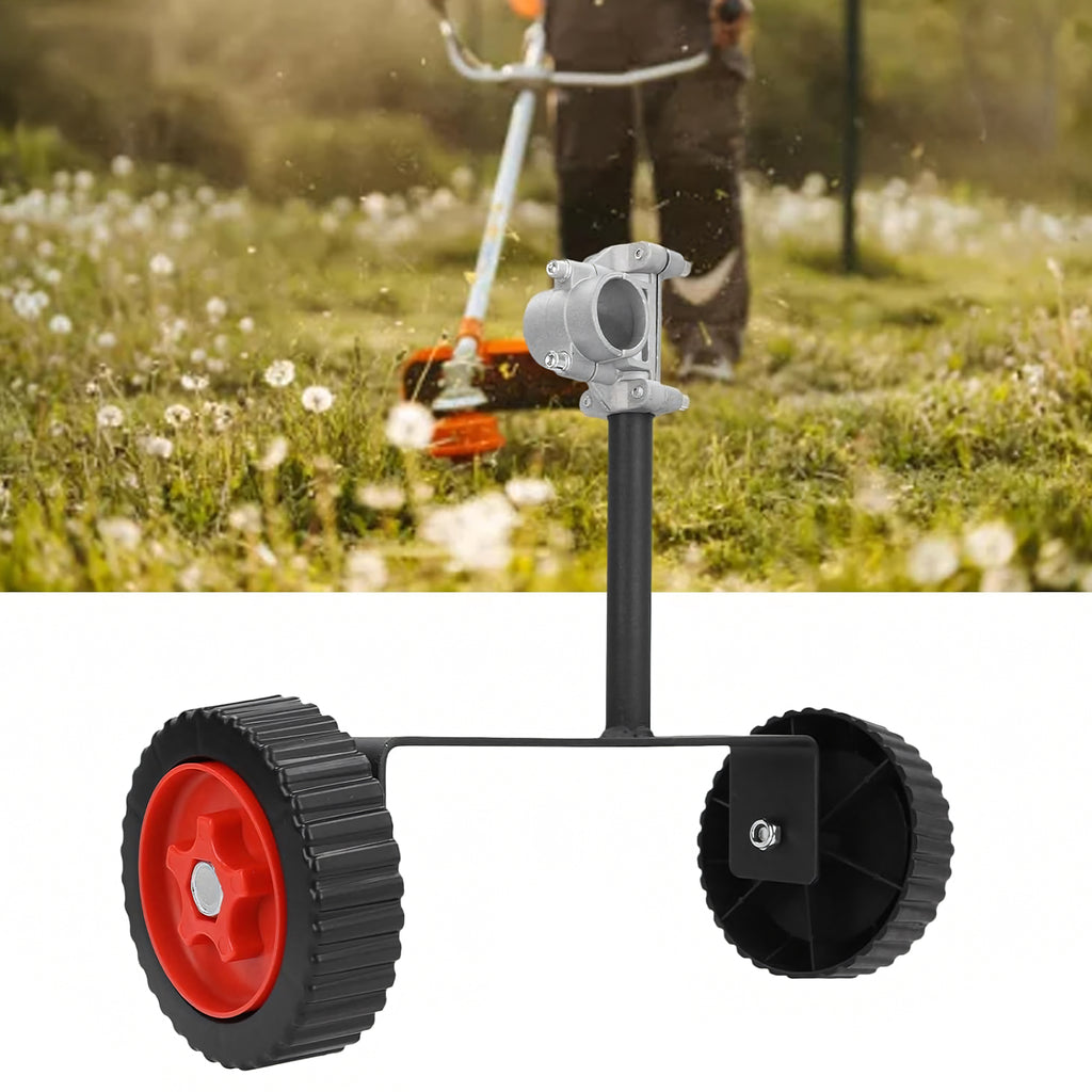 Universal Metal Support Wheels for Lawn Mower and Trimmer 26-28 mm