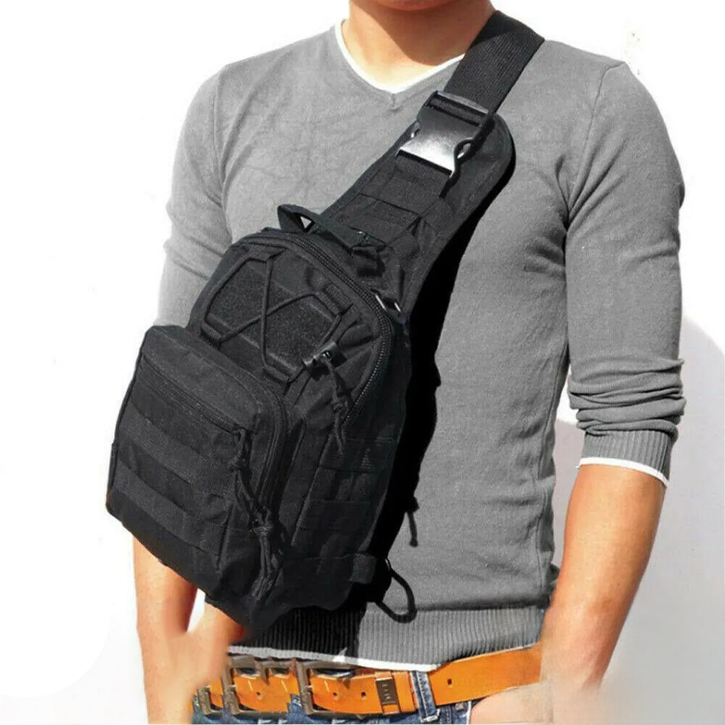 Military Tactical Survival Shoulder Bag Backpack 20L