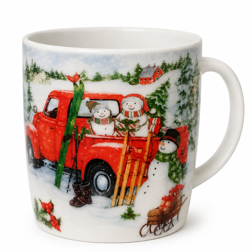 Christmas Mug Santa Snowman Christmas Tree Gift 200 ml