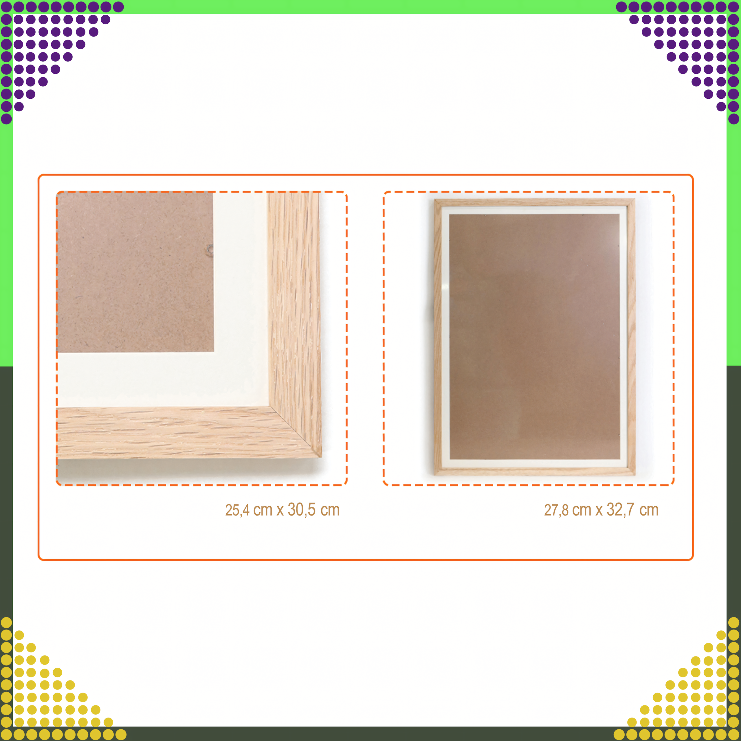 25x30 cm Frame for Diamond Painting Solid and Durable