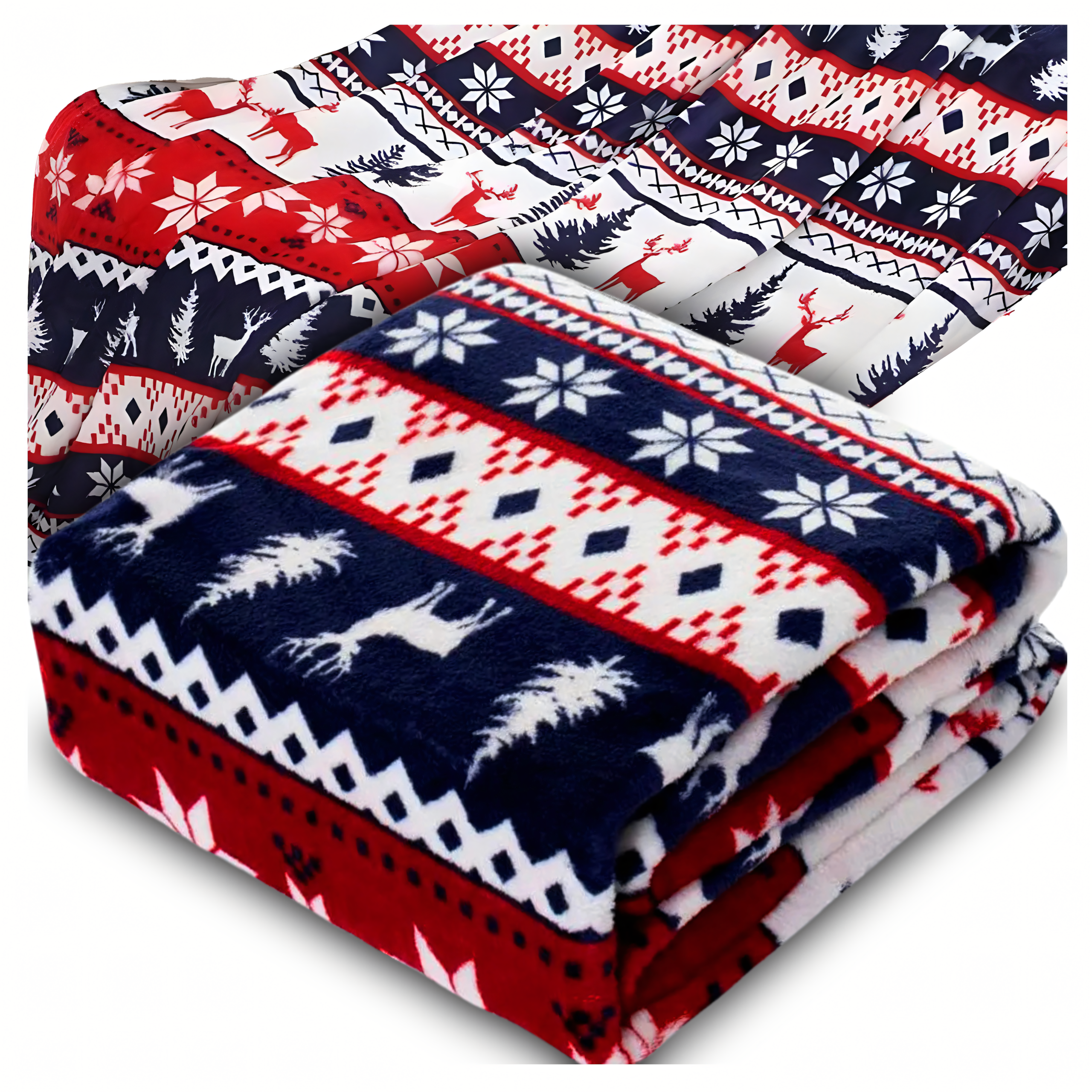 Paks talvetekk jõuludeks, pehme voodikate, soe kingituseks, 120x150 cm